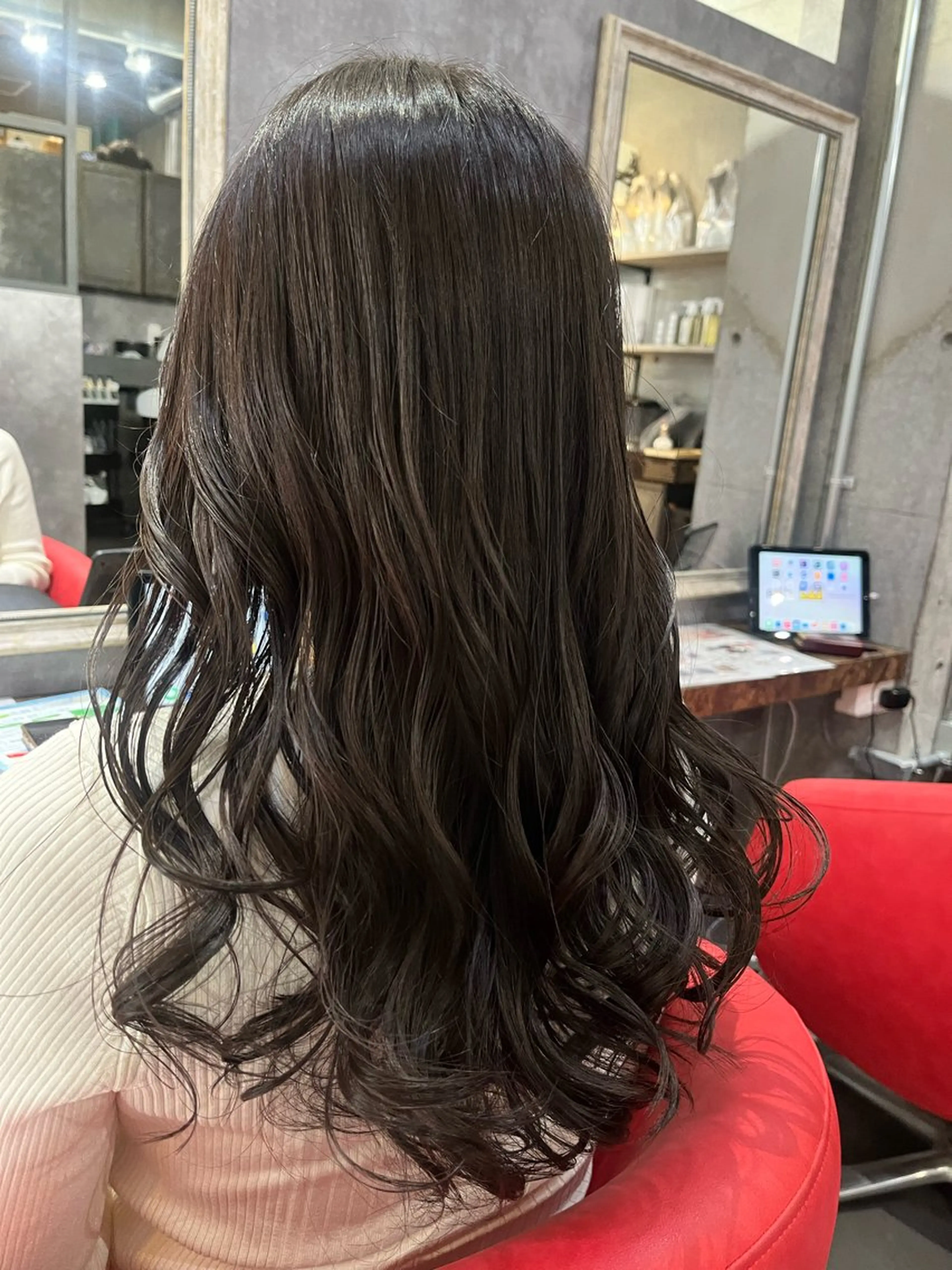 ロング カラー ヘアアレンジ カット ヘアカラー 駅チカ【ali'i】 アリイ花崎友美☘のヘアスタイル