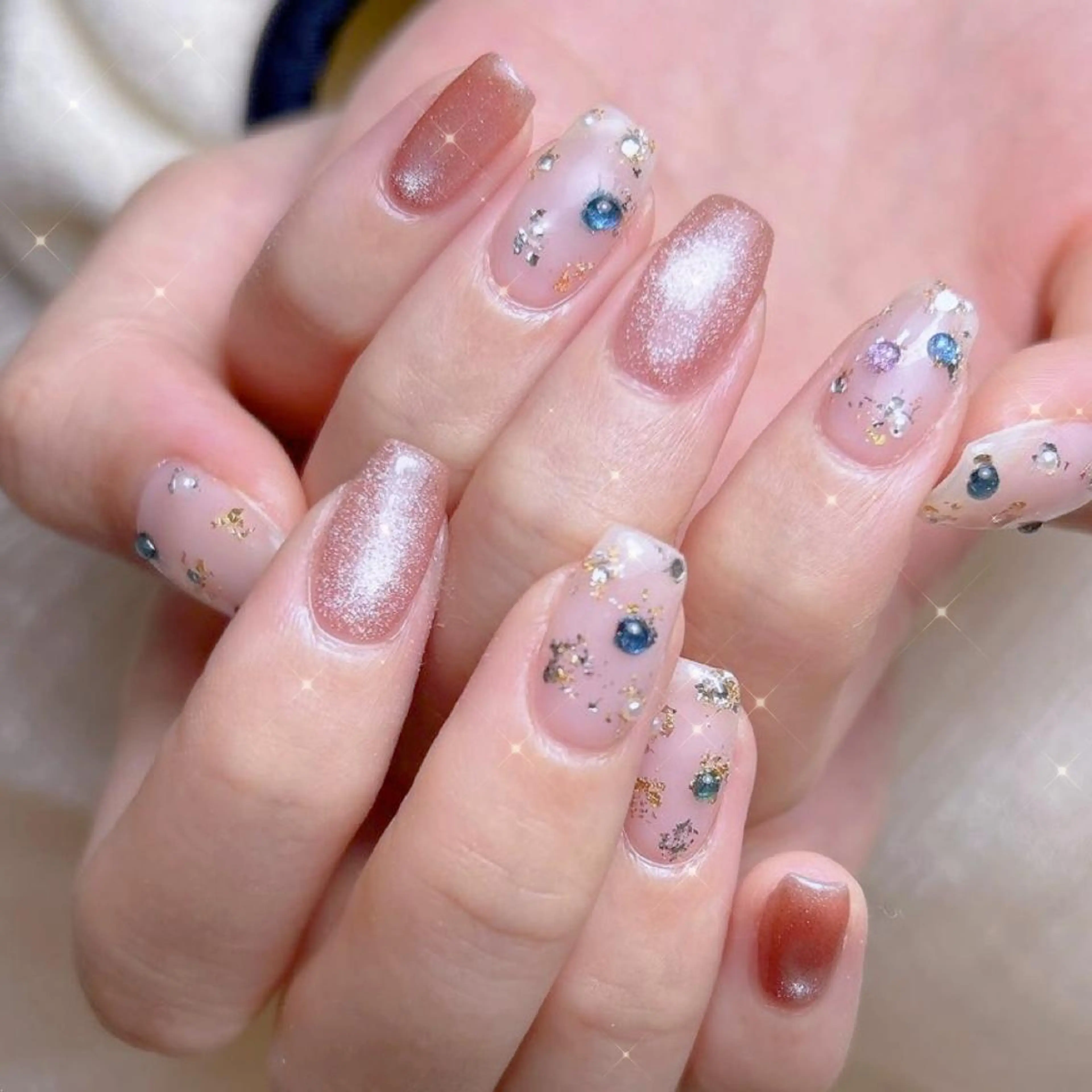 ネイル ハンドネイル 🦋桃子 🦋のネイルデザイン