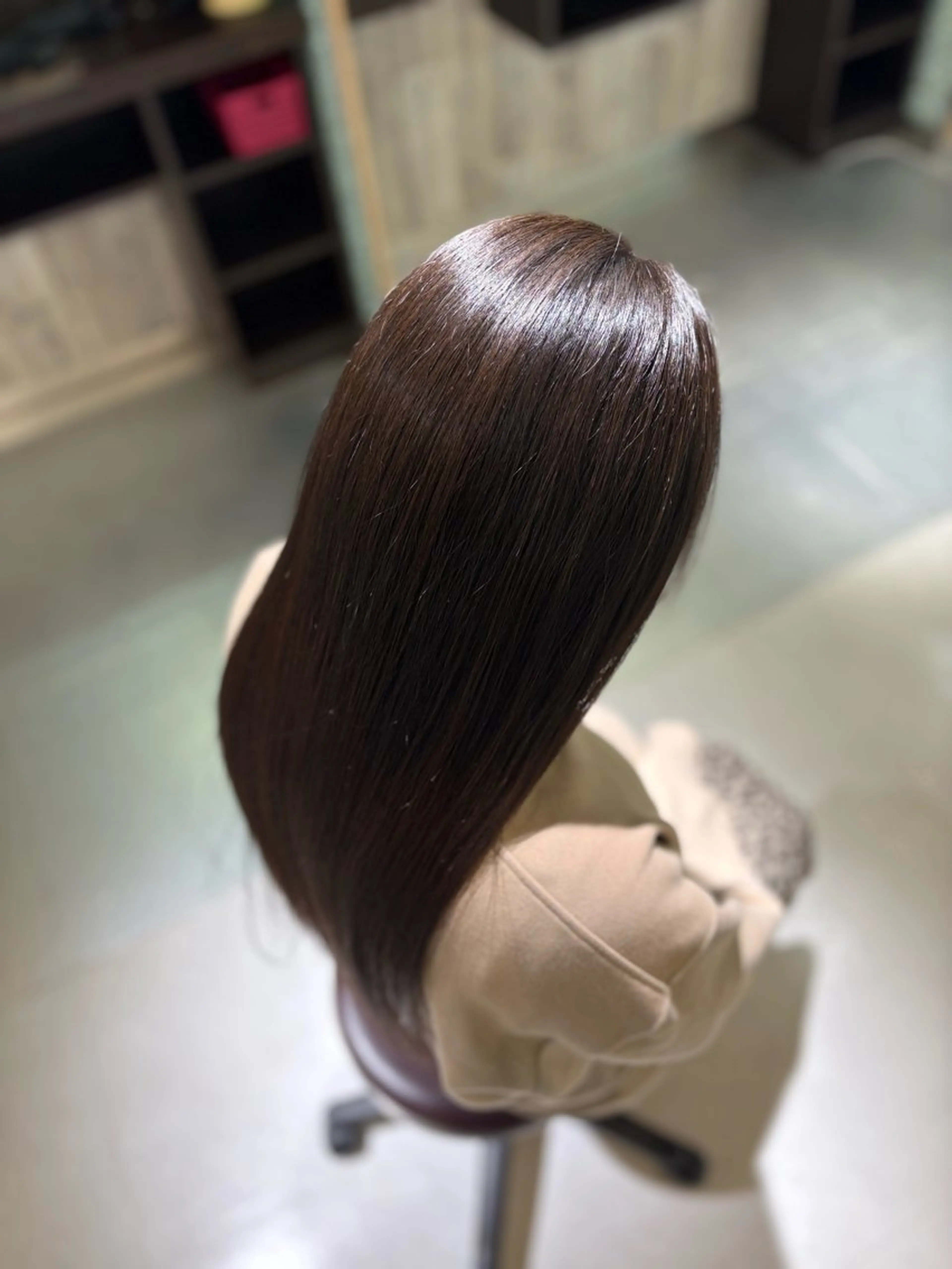 ロング 縮毛矯正 Santa'Fe所属・今西 奈々香のヘアスタイル