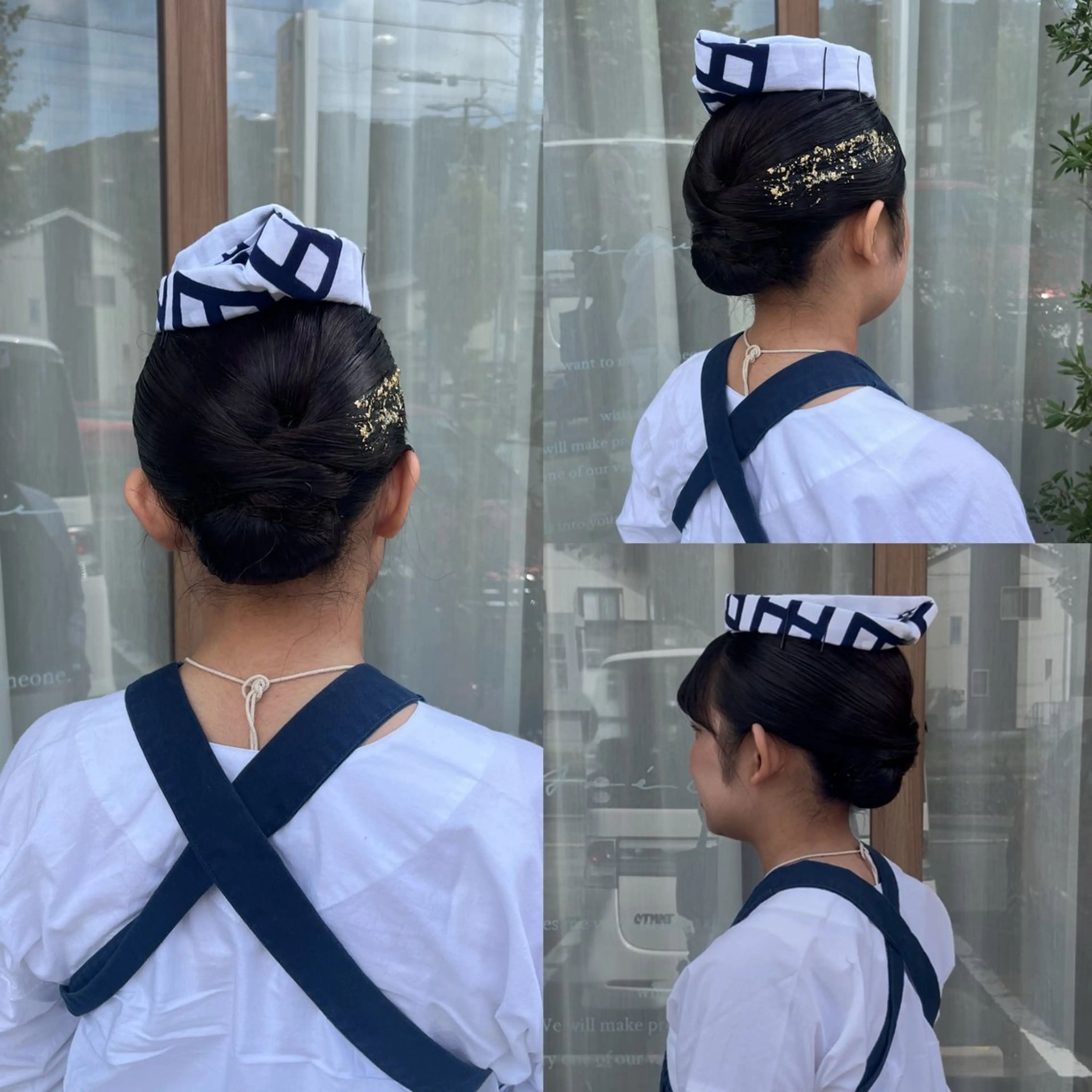 ミディアム ヘアアレンジ ヘアセット 永井 夢彩のヘアスタイル