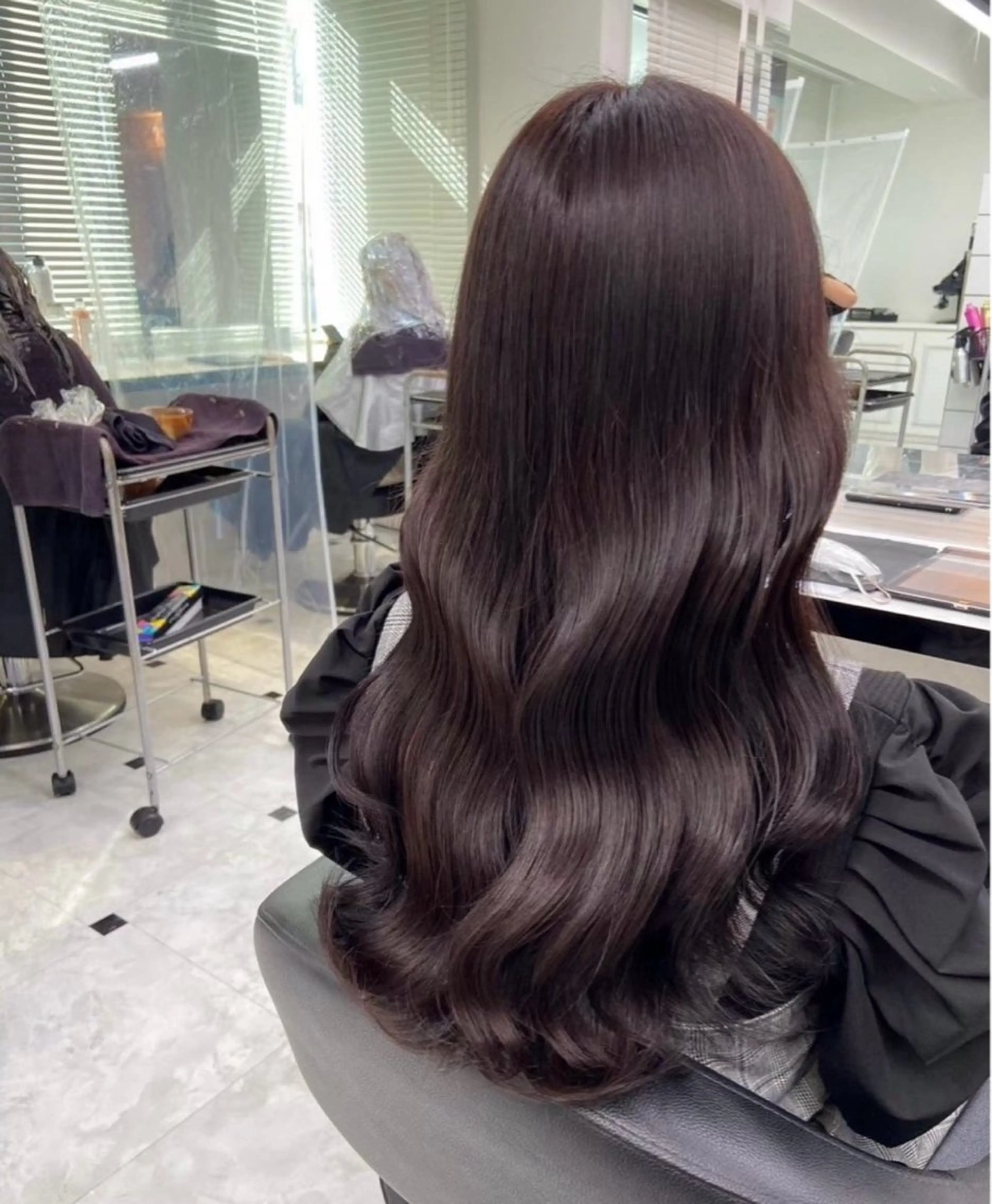 ロング ヘアカラー miku/ラベンダー 透明感カラー🪻❤︎のヘアスタイル