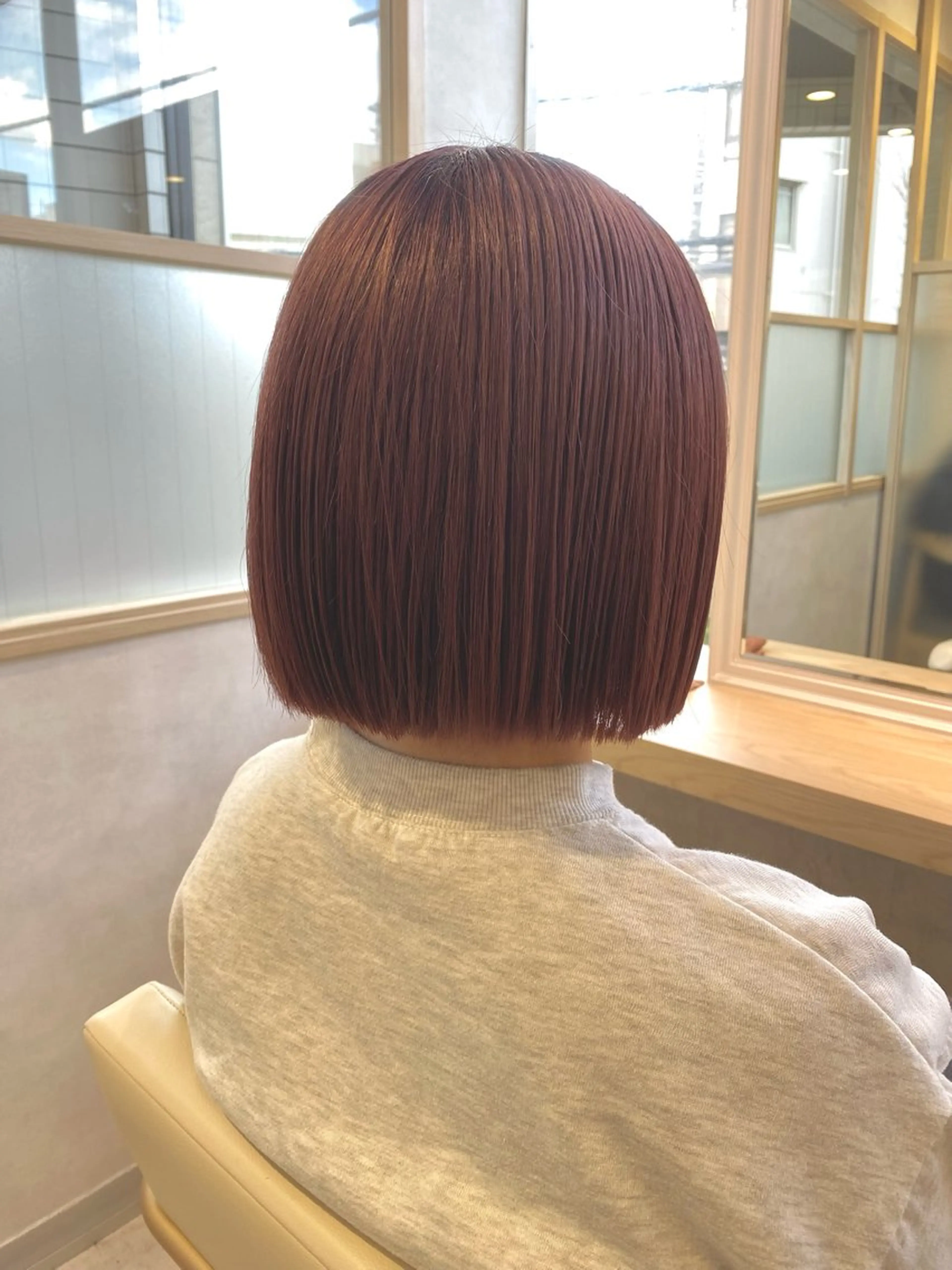 ミディアム ピンクラベンダー ボブ カット ヘアカラー トリートメント 牛木 史裕🐄【店長】のヘアスタイル
