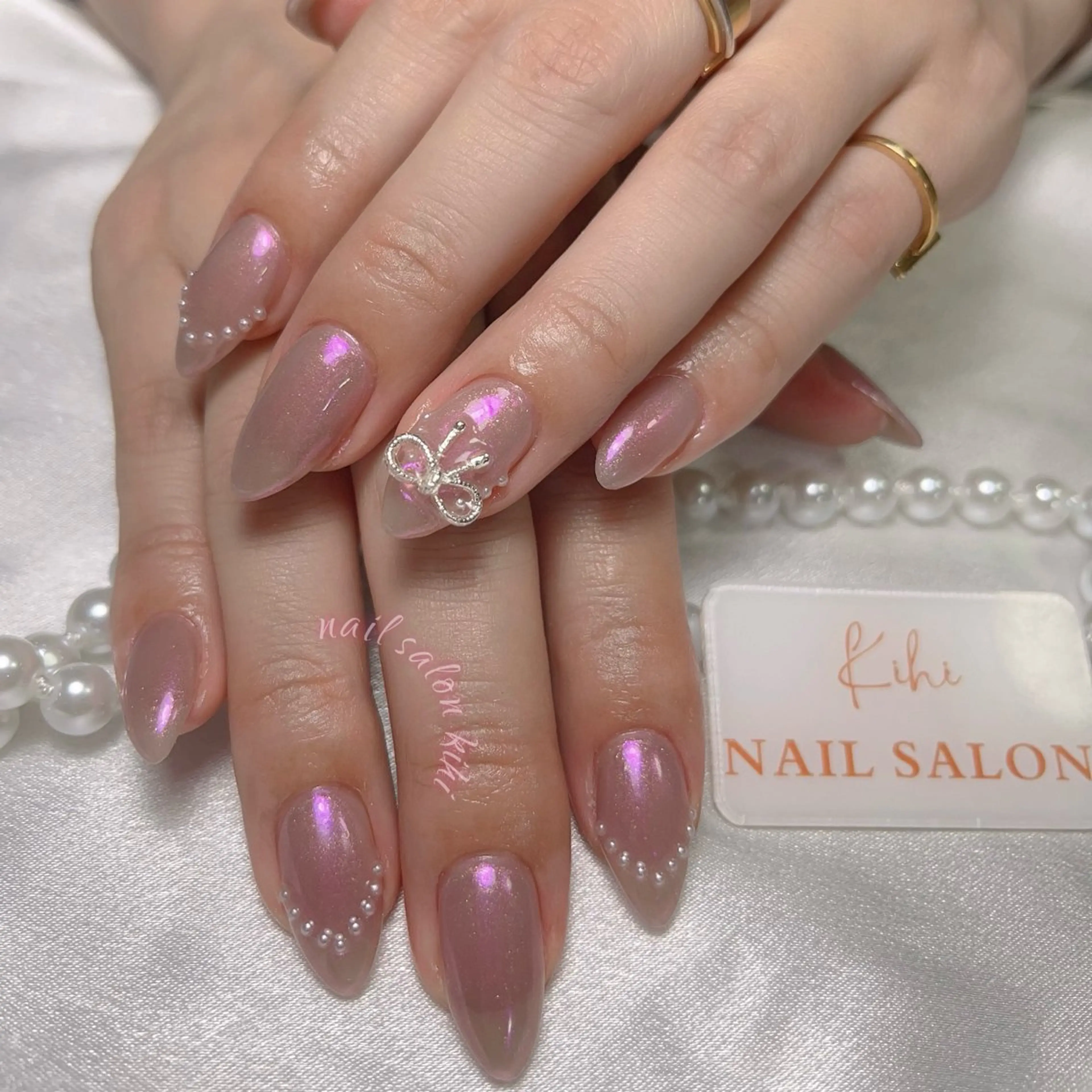 ネイル アートネイル フレンチネイル ジェルネイル グラデーション 韓国ネイル ハンドネイル ハンドケア さくら💮💮 【オフ無料】のネイルデザイン