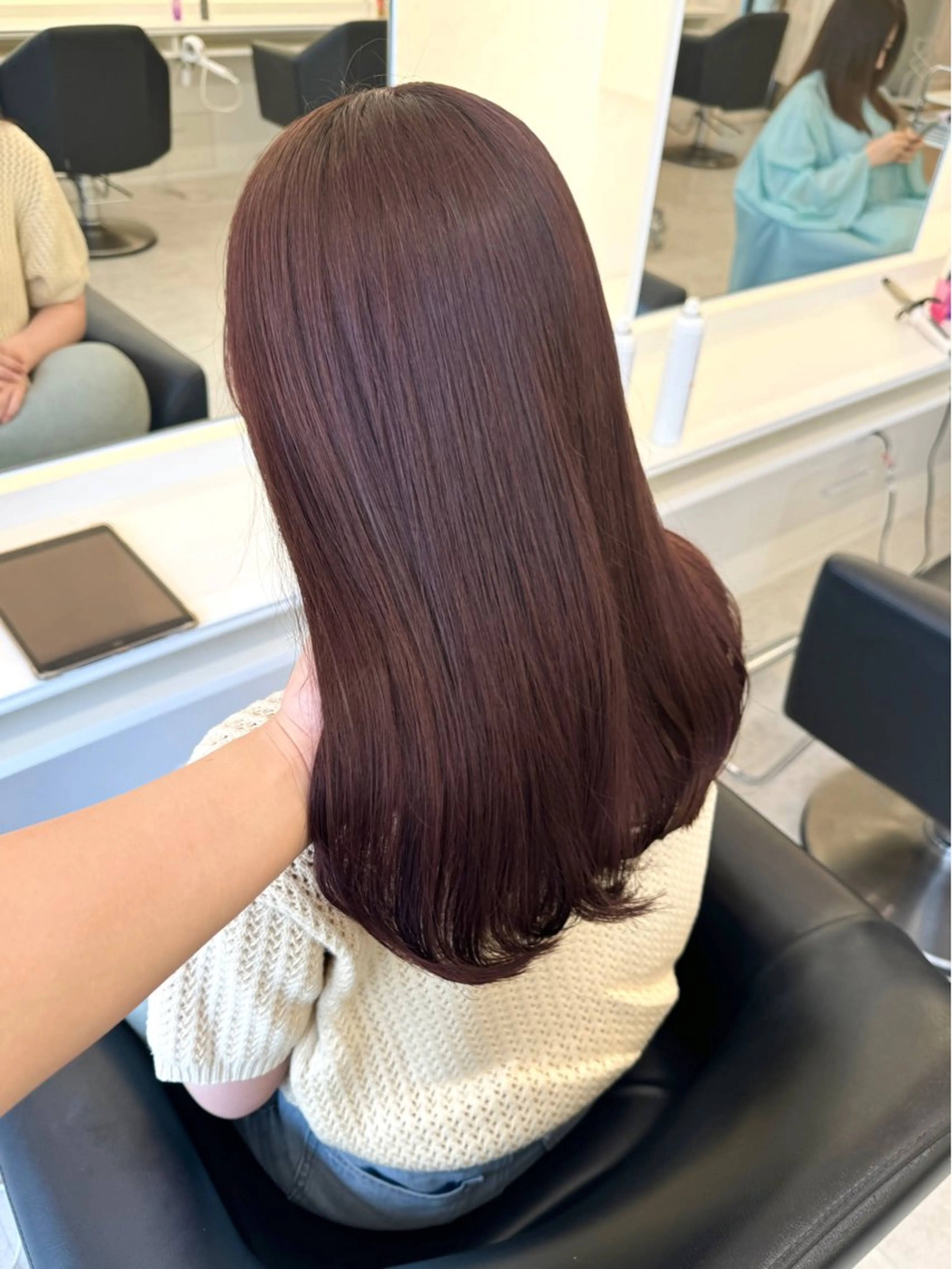 ロング カラー ヘアカラー ParveMix🍀 藤原愛未のヘアスタイル