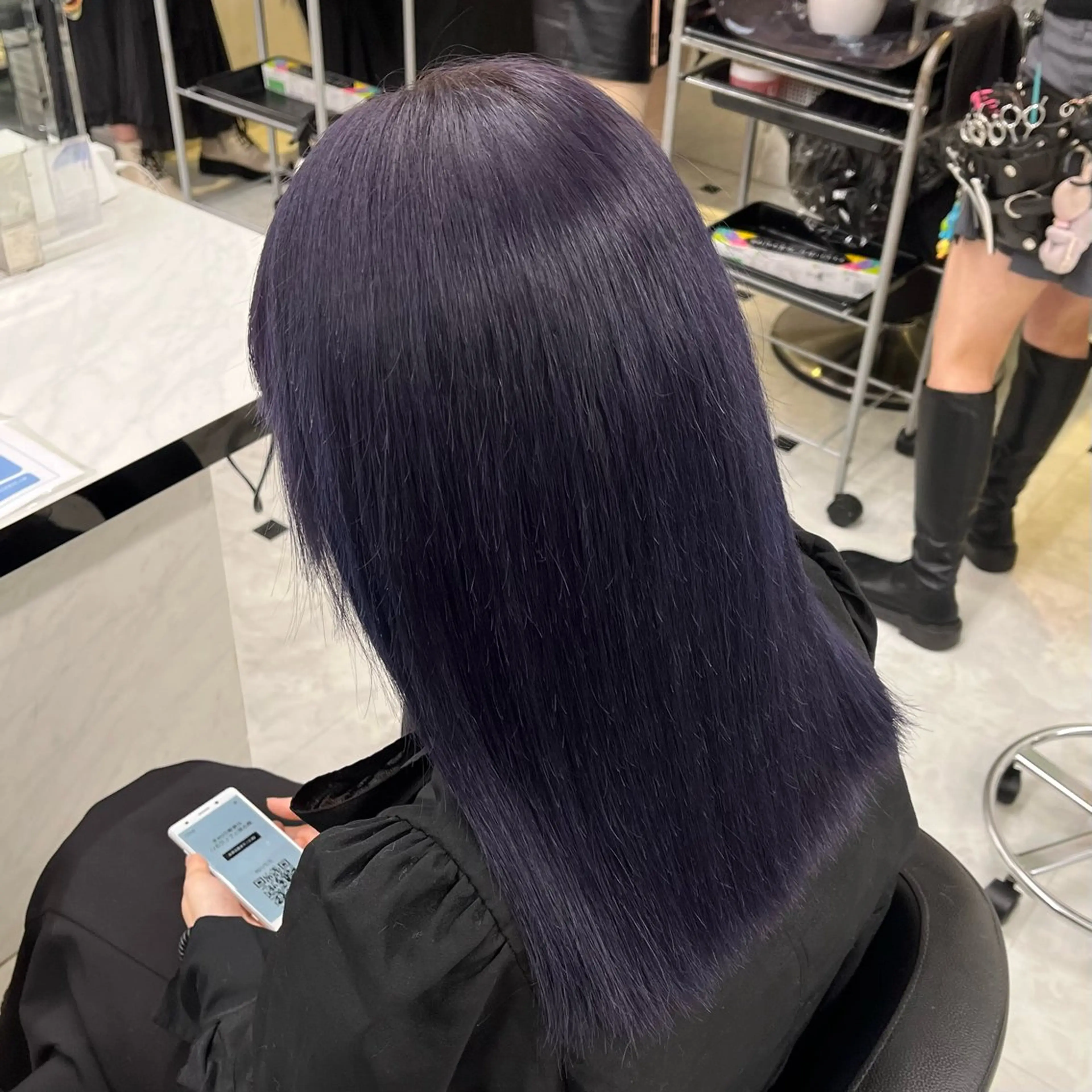 ミディアム 🍒透明感カラー🌨 🥕ハイトーンカラーのヘアスタイル