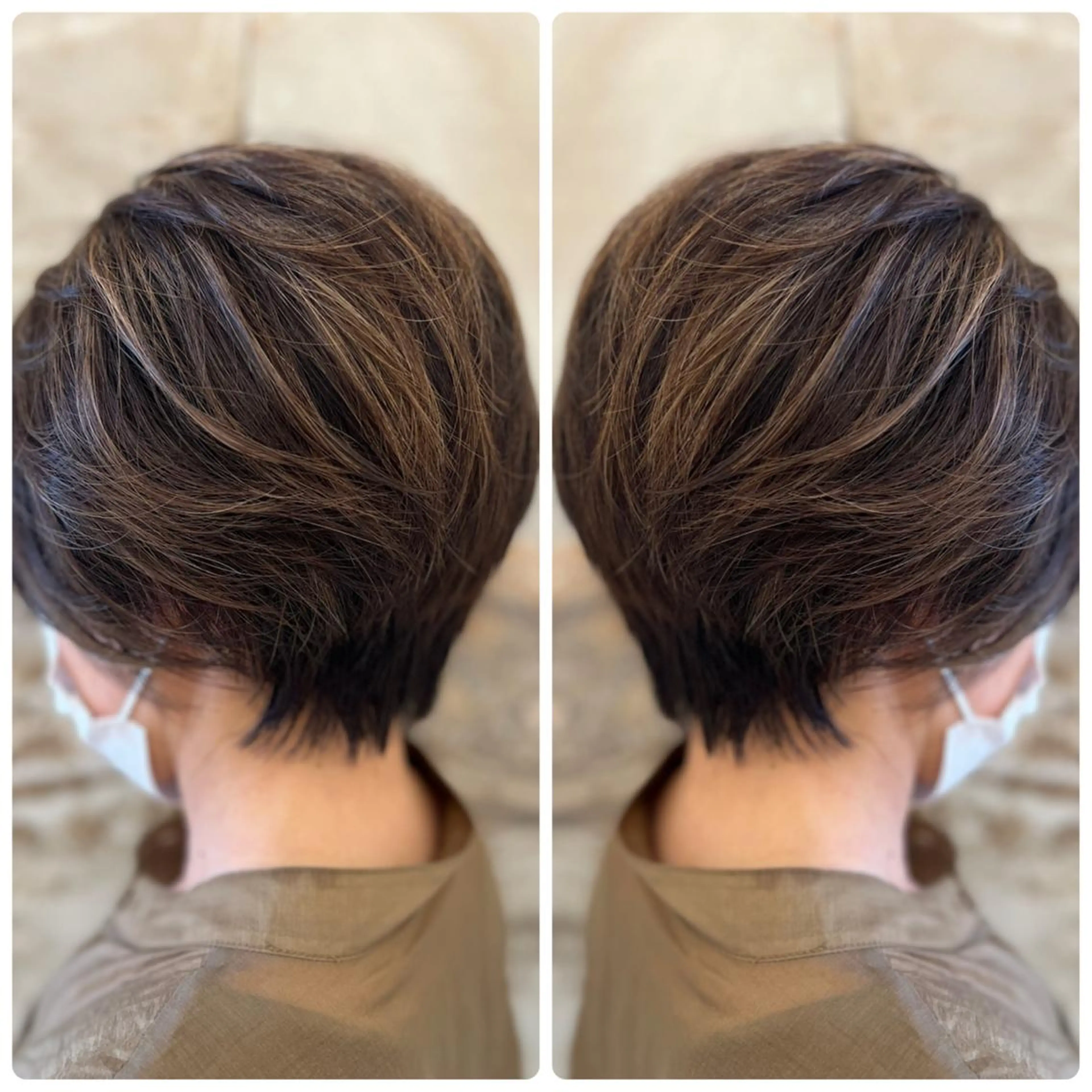 ショート カラー ハイライトカラー ハイライト ヘアカラー トリートメント 小山内 龍一郎 店長のヘアスタイル