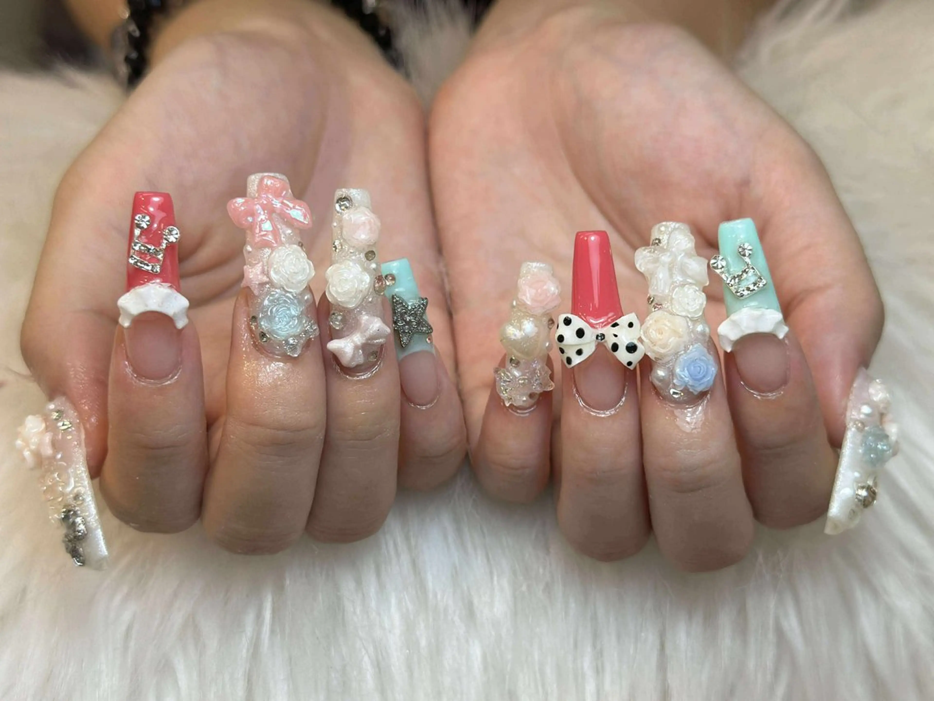 ネイル アートネイル 成人式 ジェルネイル ニュアンスネイル 夏ネイル ハンドネイル Nie Nail Shinokuboのネイルデザイン