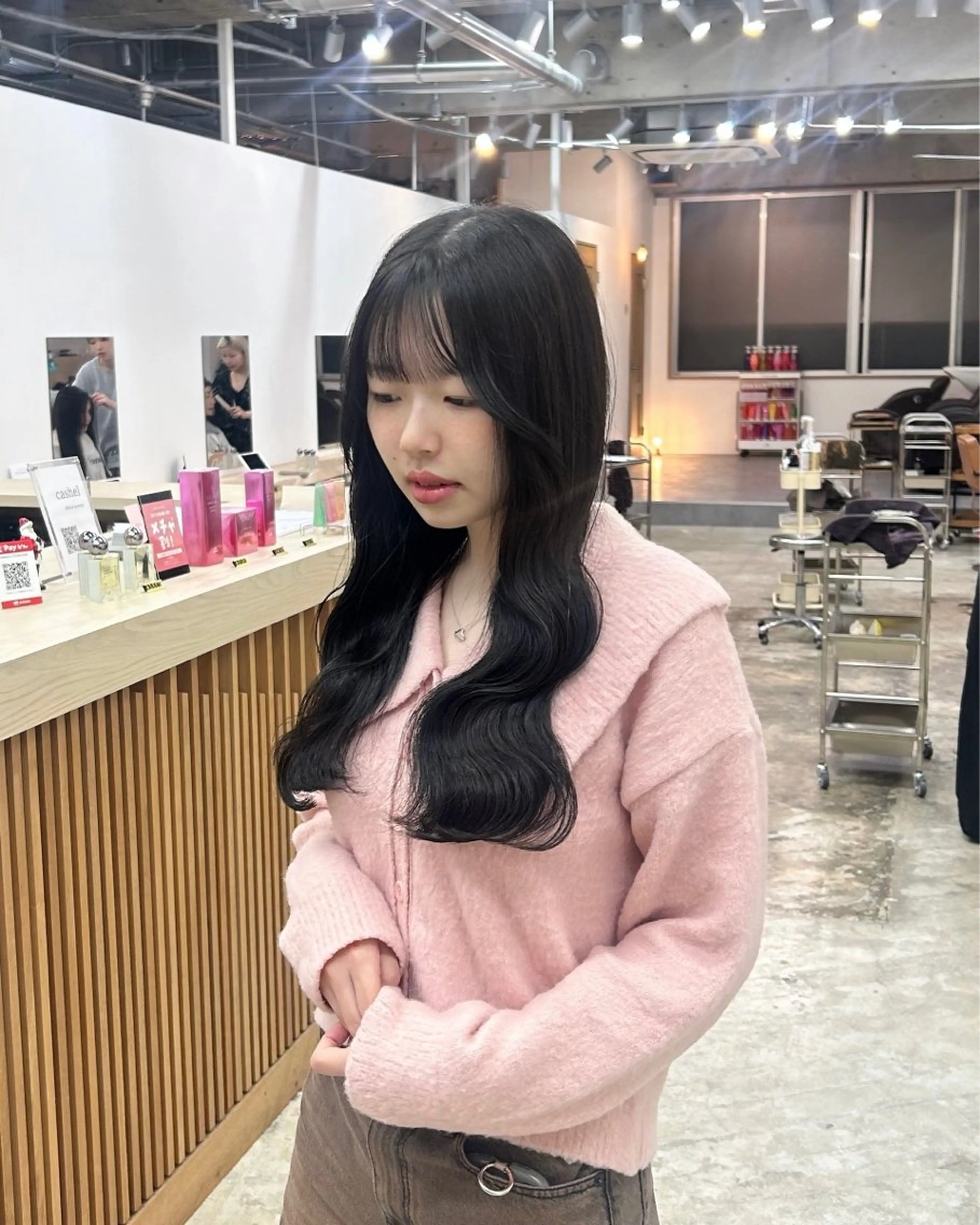 ロングスタイルのカット  ¥0の写真