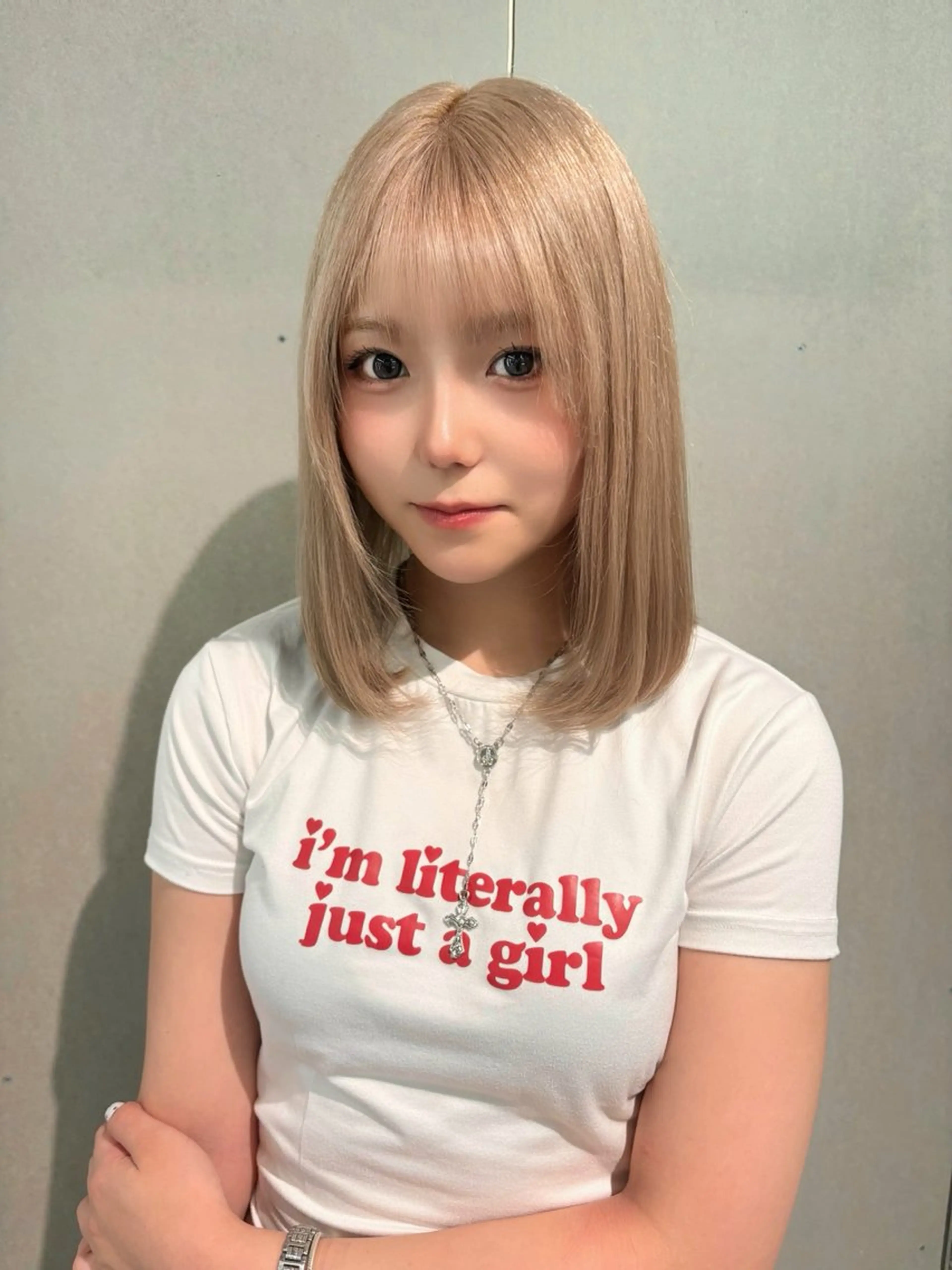 カラー カット ヘアカラー Harune/うる艶 ハイトーンのヘアスタイル