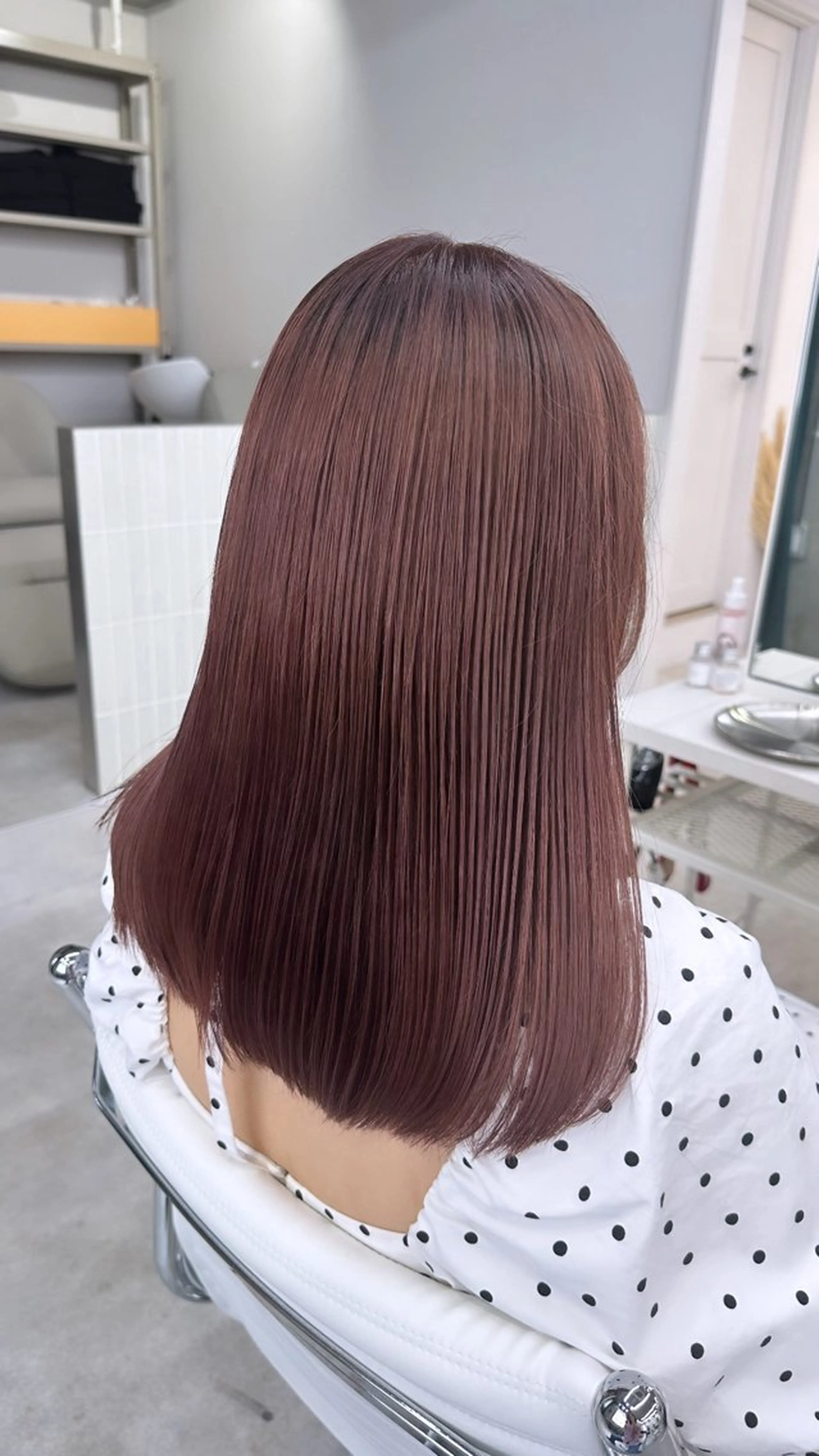 カラー ベージュカラー ピンクカラー ピンクベージュ カット ヘアカラー MAI/髪質改善/ 幹細胞トリートメントのヘアスタイル