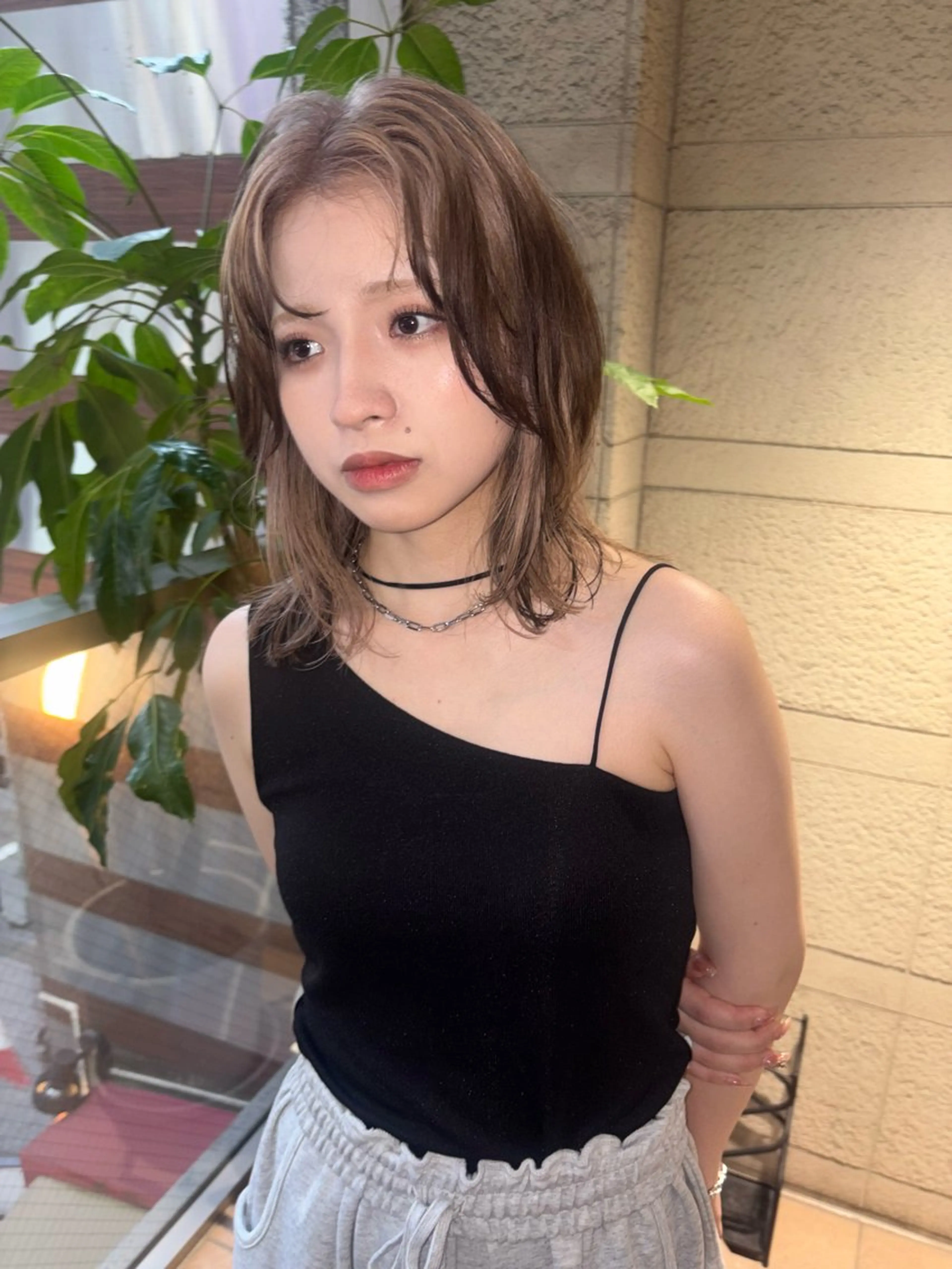 ミディアム カラー ヘアカラー givet所属・心斎橋/デザインカラ ー/海外風/ナツミのヘアスタイル