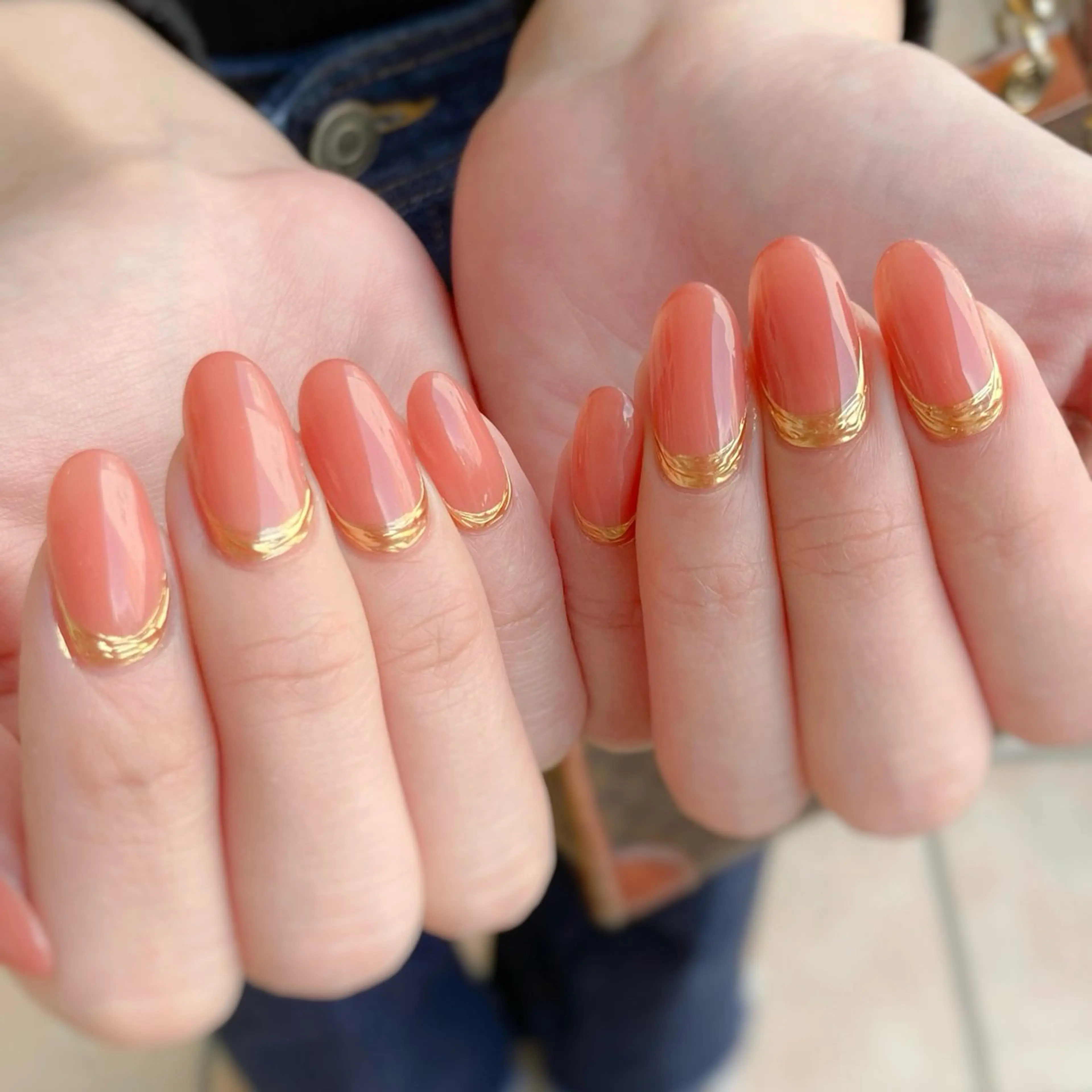ネイル ミラーネイル nail salon neige所属・ジェムネイル Risa.のネイルデザイン