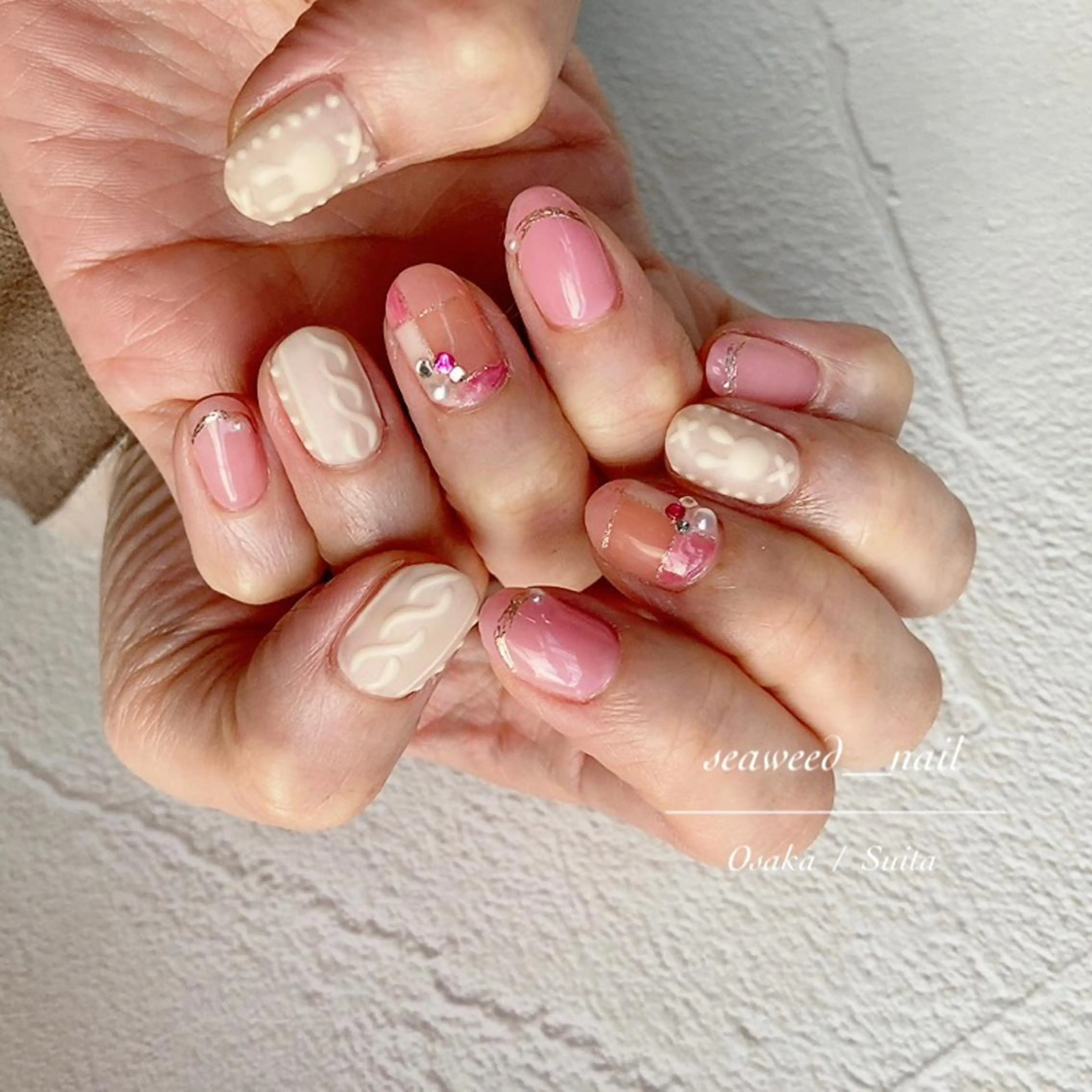 ネイル ハンドネイル seaweed nailのネイルデザイン