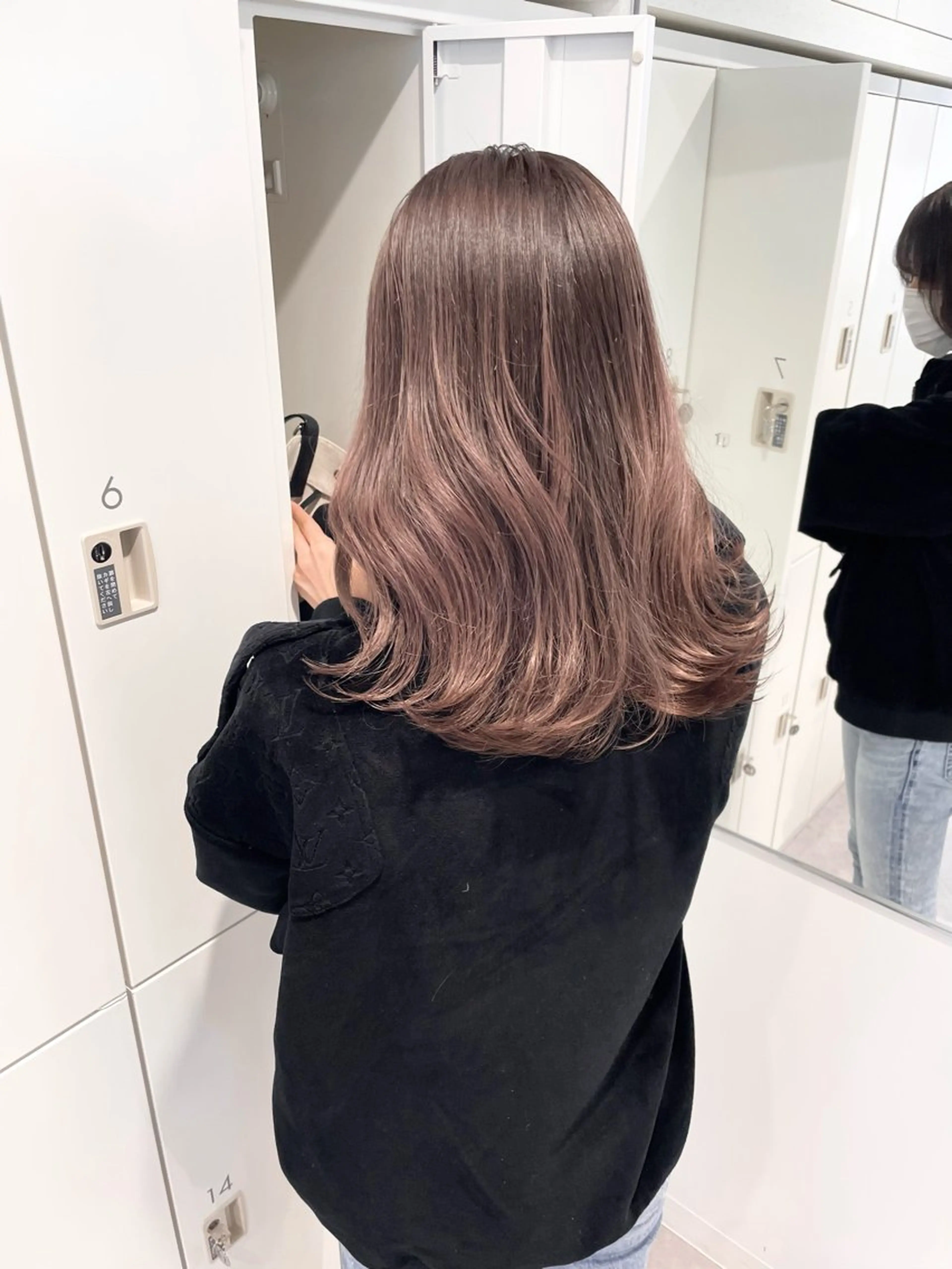 ロング カラー カット ヘアカラー トリートメント 新宿/韓国ヘアレイヤ ー/髪質改善/岡崎のヘアスタイル