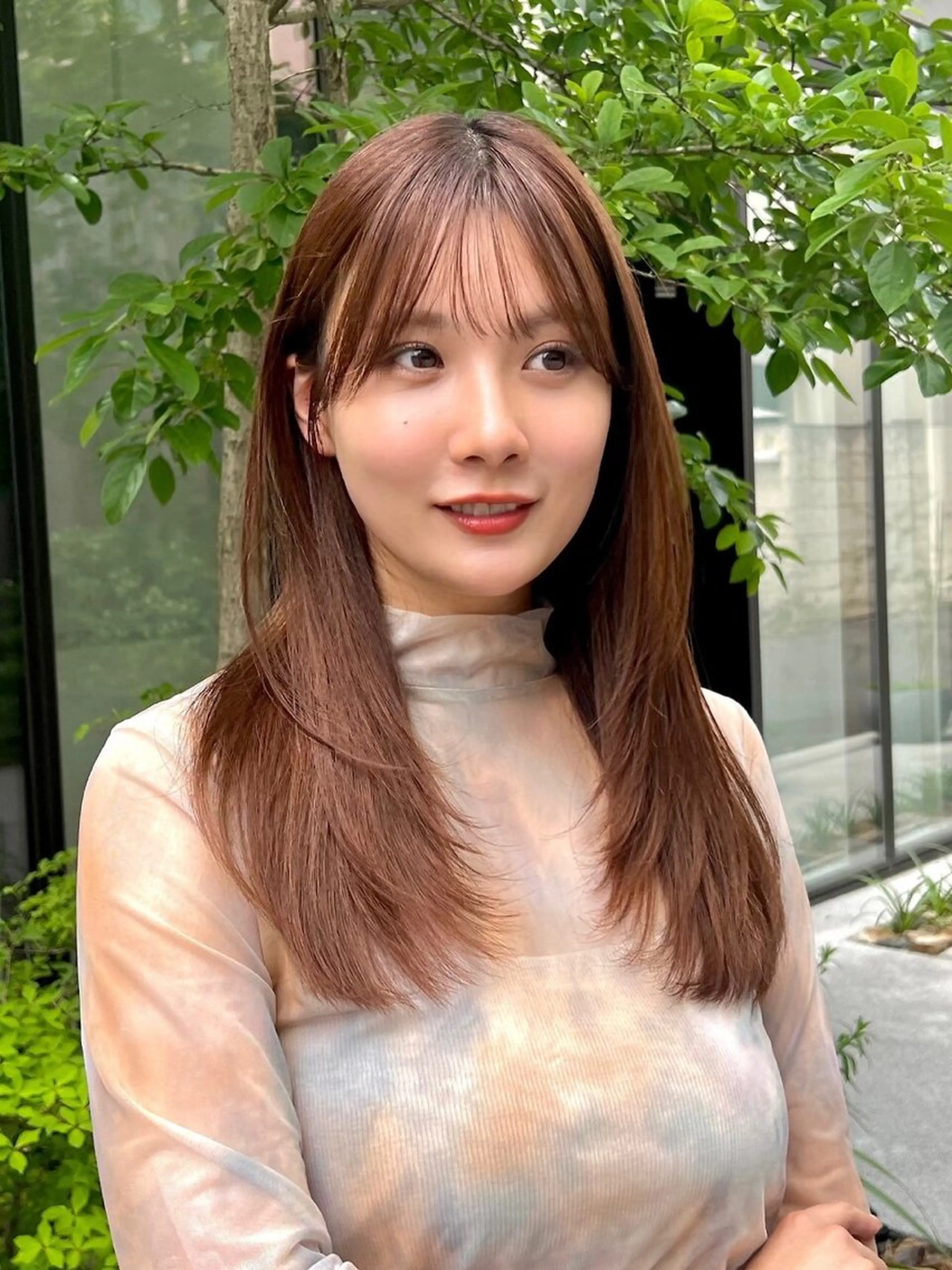 セミロング モテ艶髪 🎀himari🎀のヘアスタイル