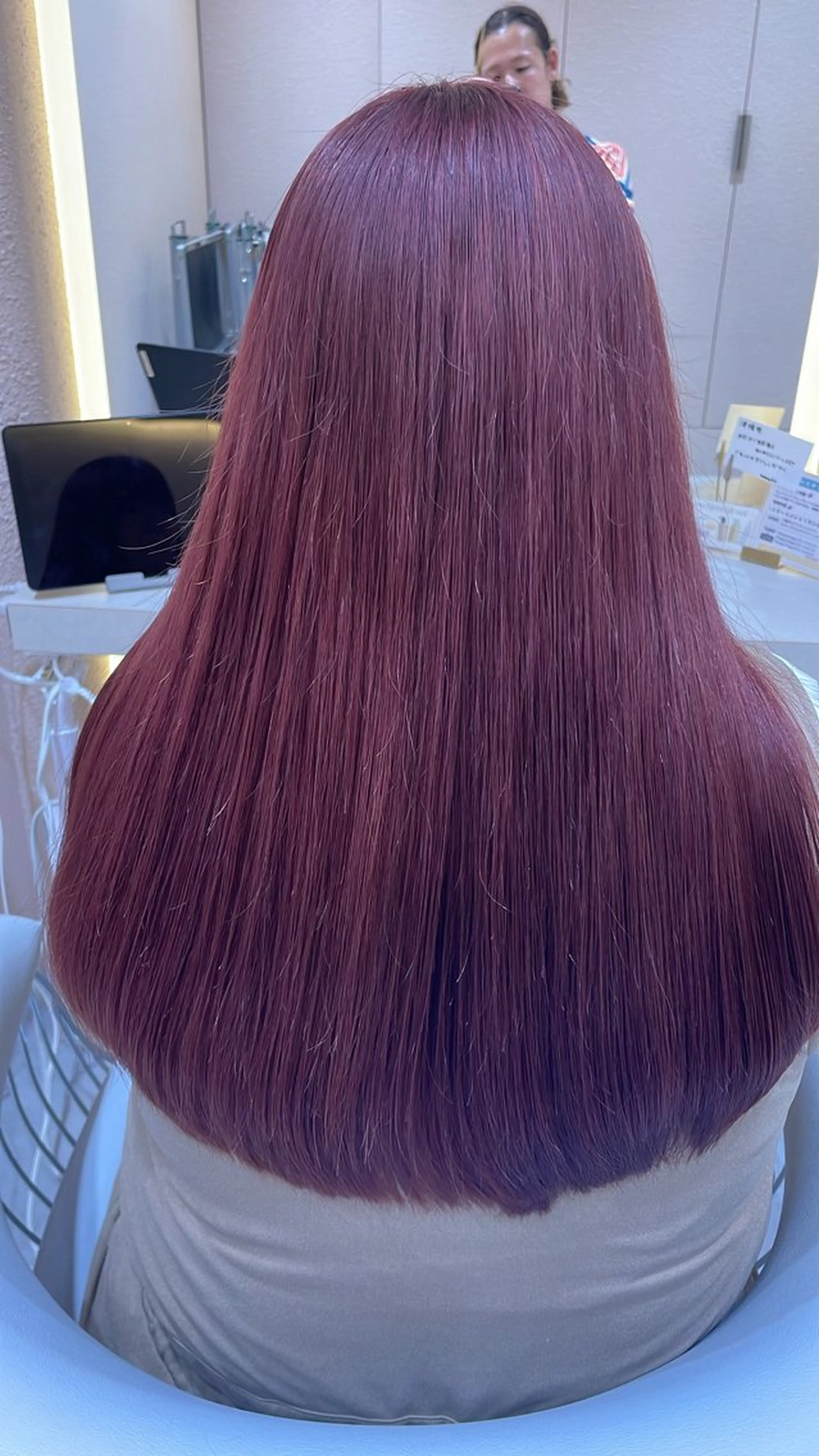 カラー sand clear所属・戸森 manakaのヘアスタイル
