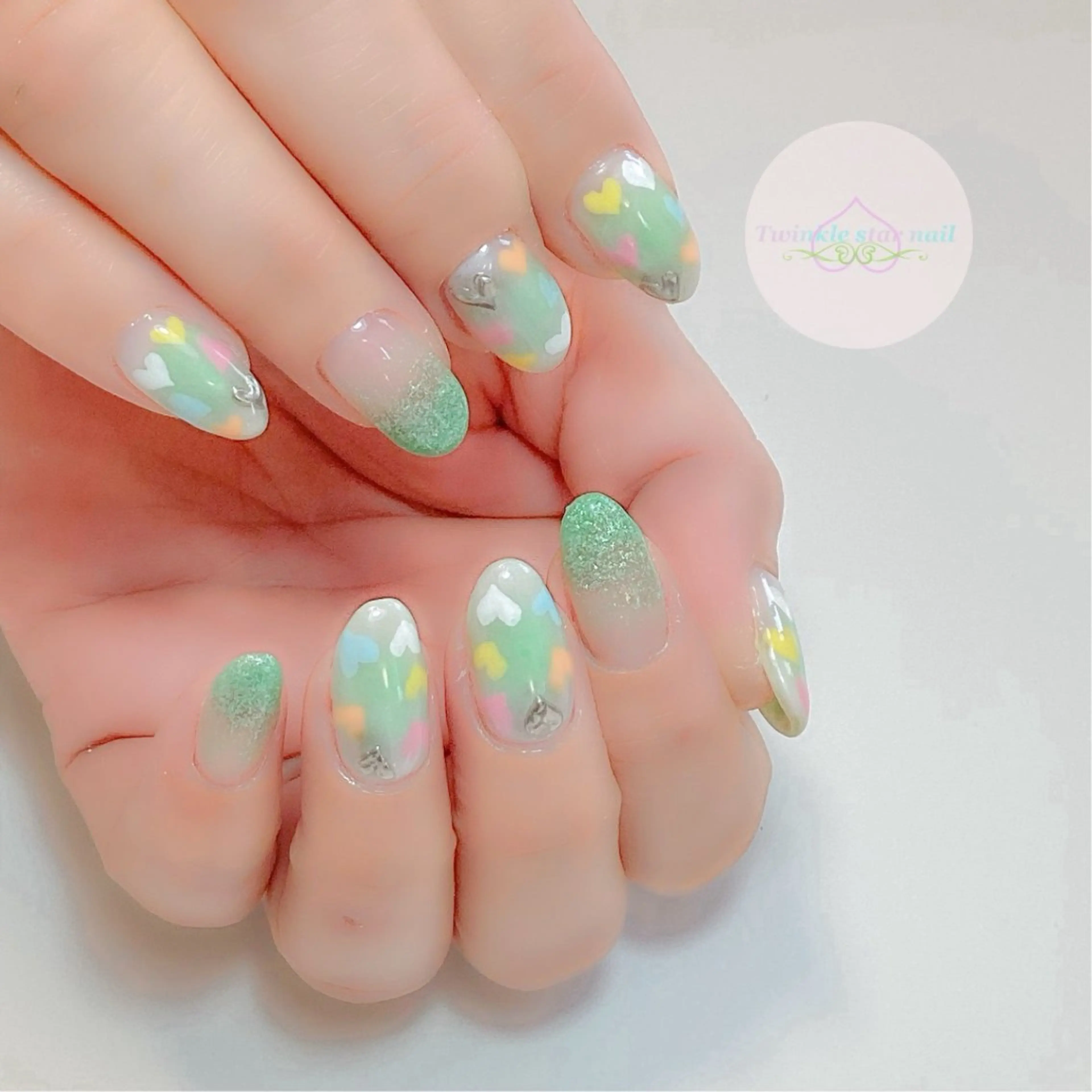 ネイル ハンドネイル Twinkle star nailのネイルデザイン