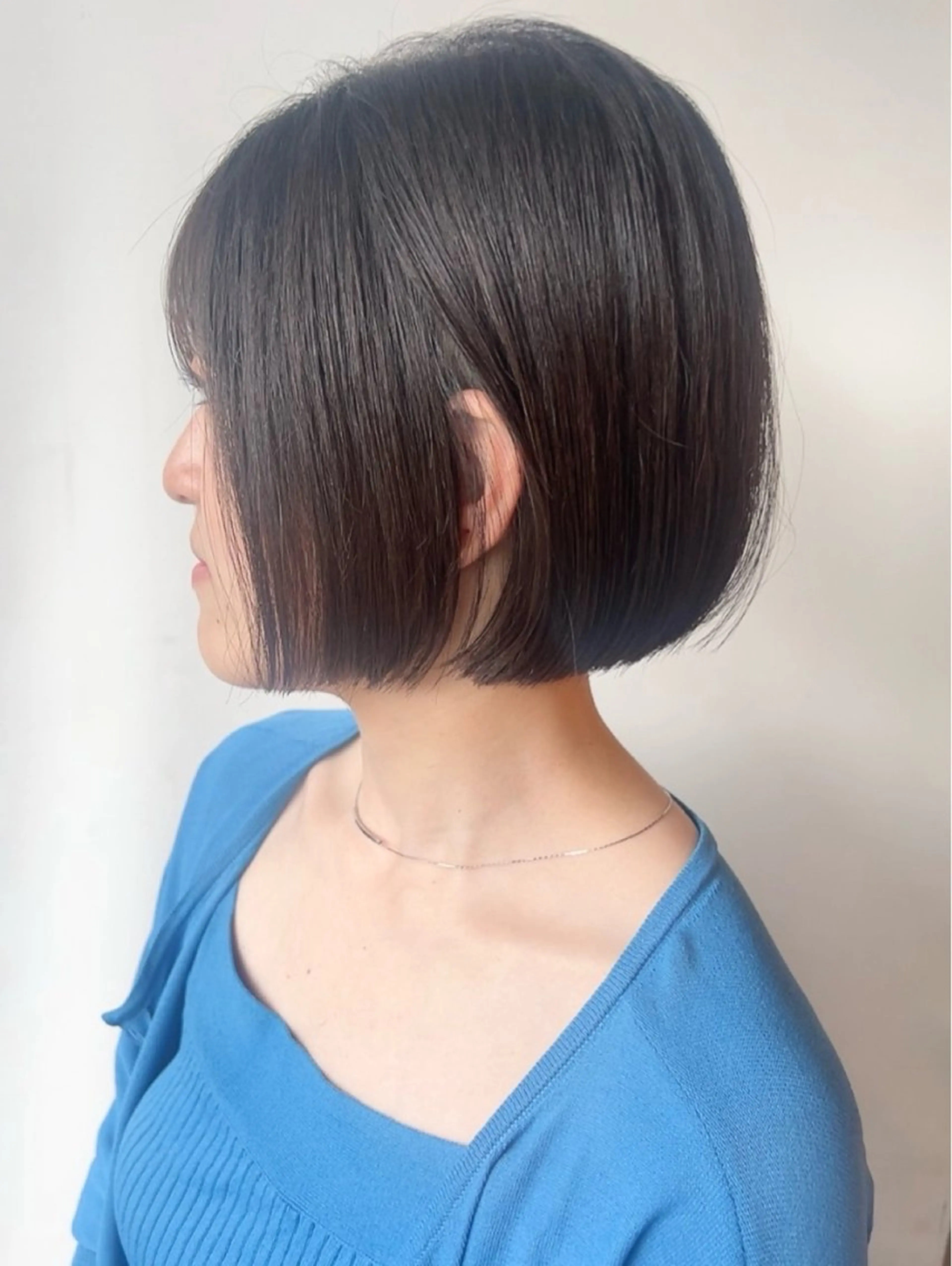 ショート ボブ morio from london所属・松岡彩華 ボブ /グレージュのヘアスタイル