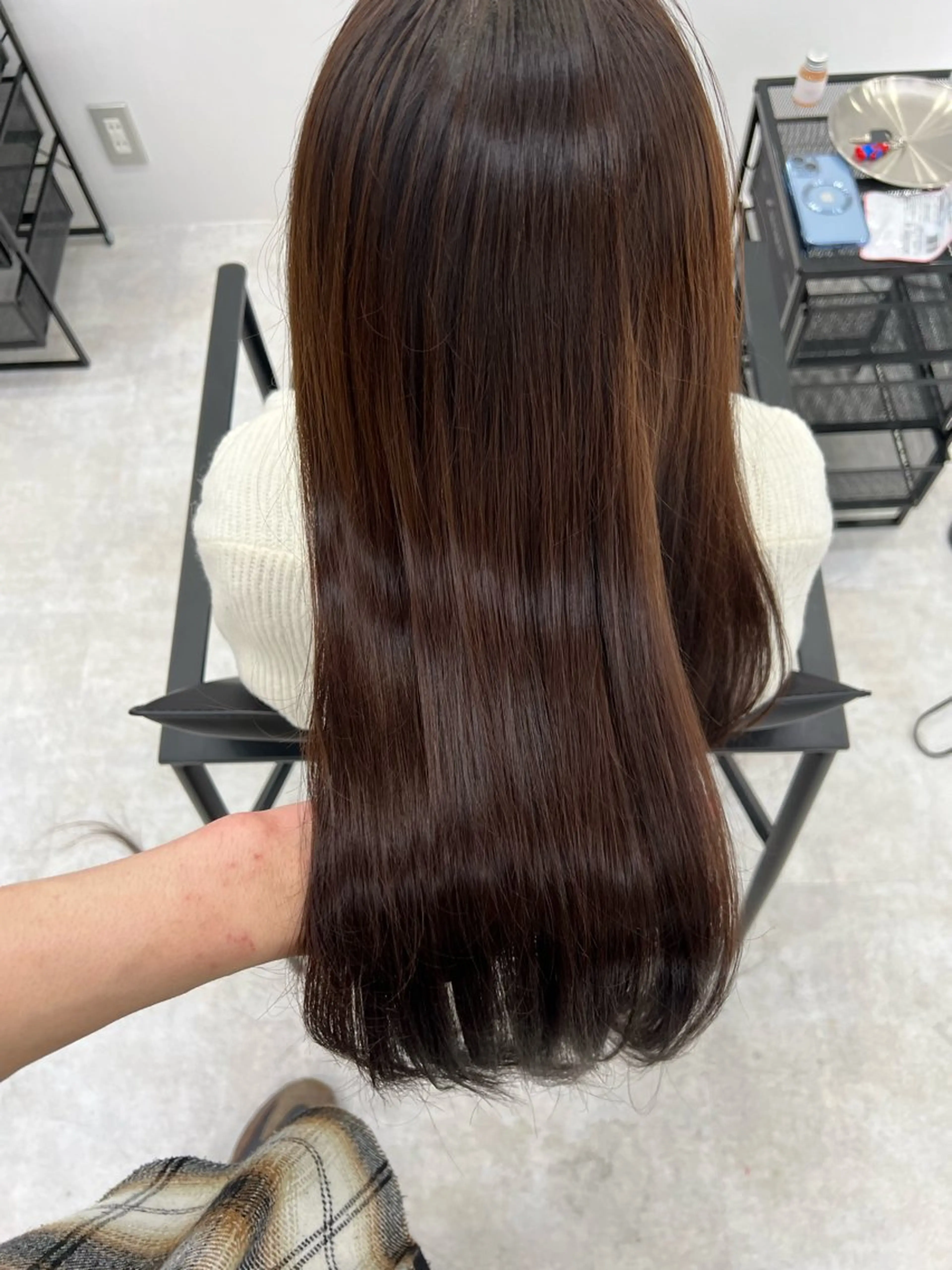 セミロング カット ヘアカラー 【YUTO】確実に 髪を綺麗にするプロ。のヘアスタイル