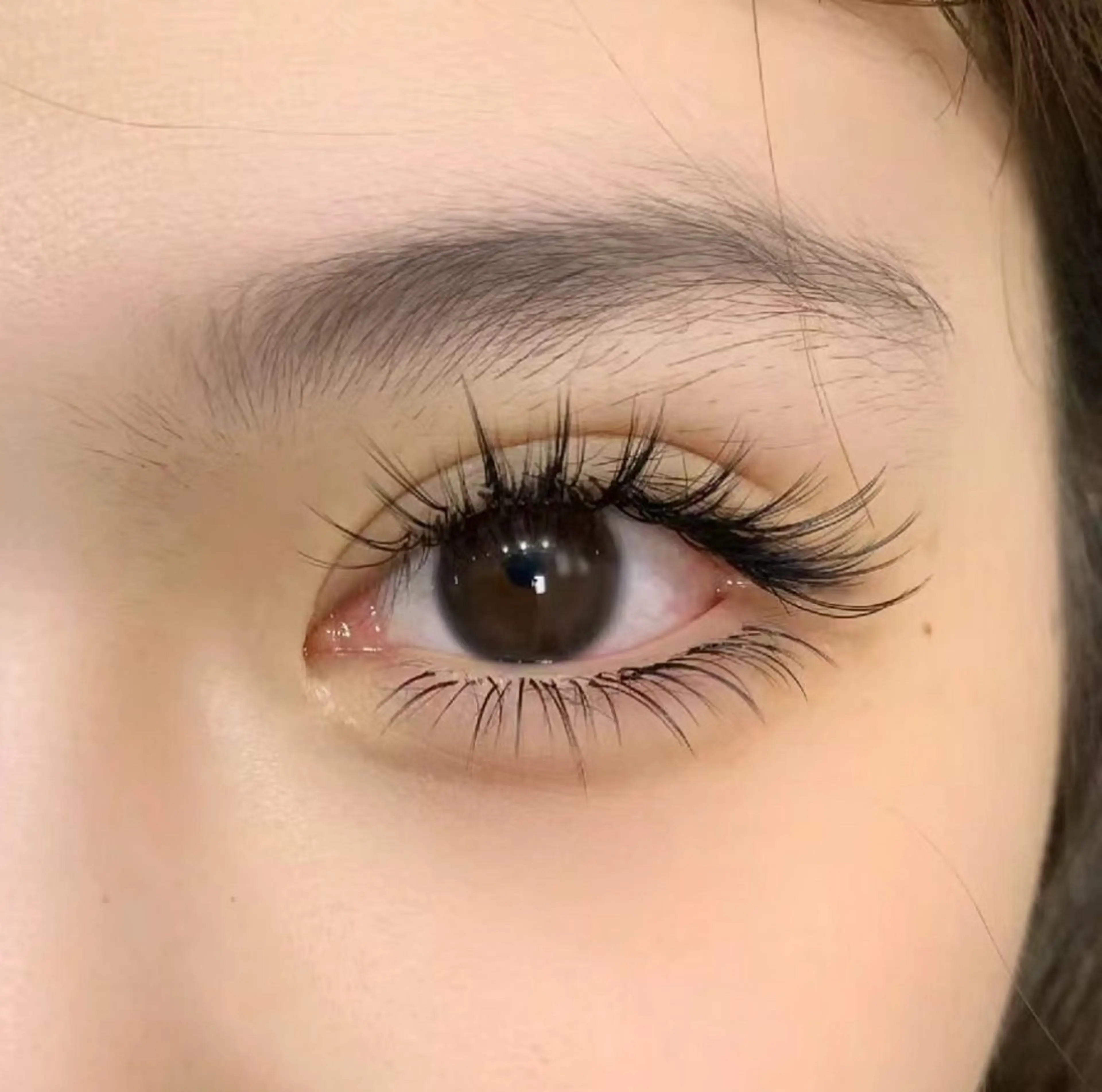 マツエク・マツパ バインドロック フラットラッシュ ナチュラル パリジェンヌラッシュリフト まつげパーマ YK 美學院のネイルデザイン