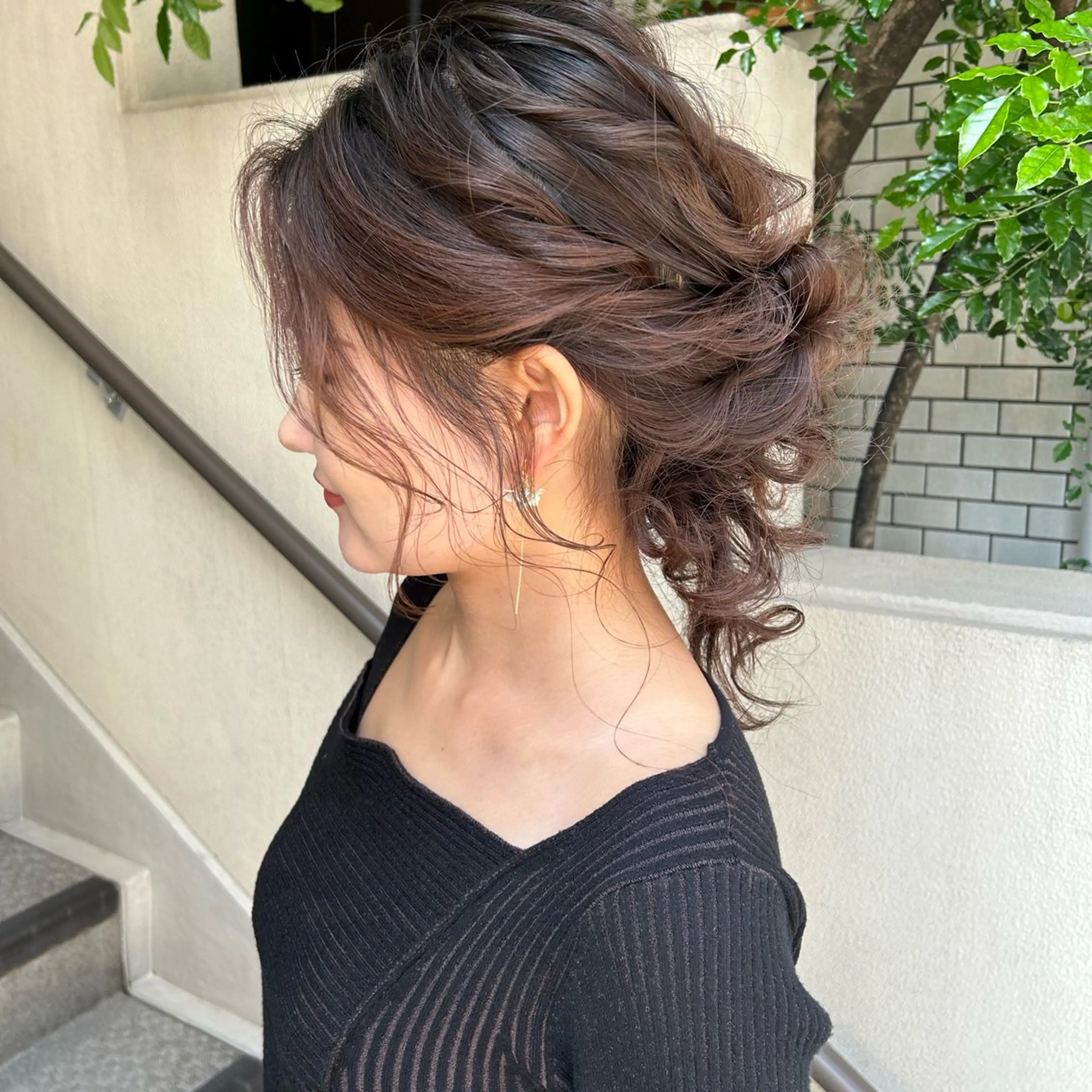 ロング ヘアアレンジ ヘアセット 飯塚 沙衣のヘアスタイル