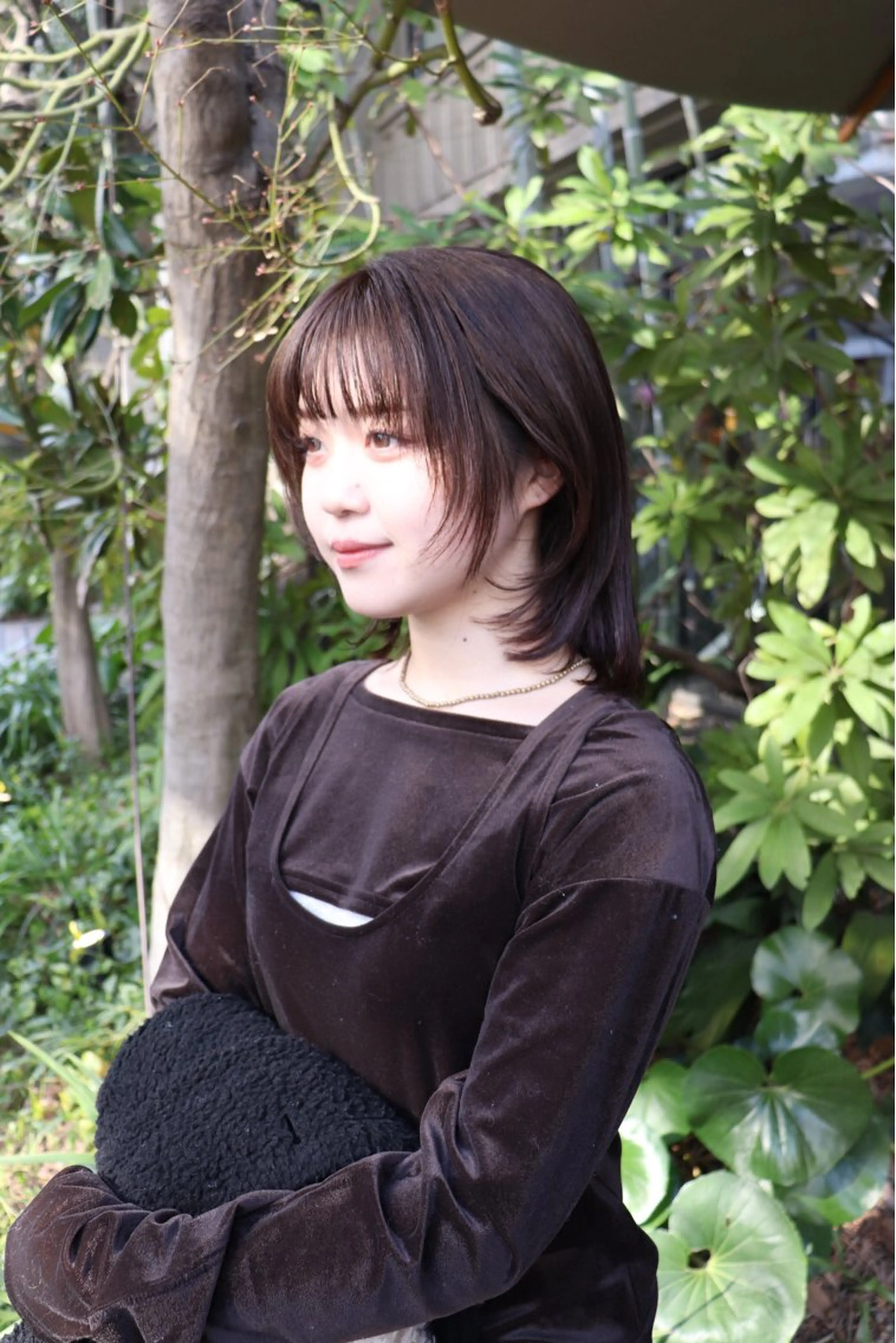 ミディアム カラー 似合わせカット /パーマ岡本淳平のヘアスタイル