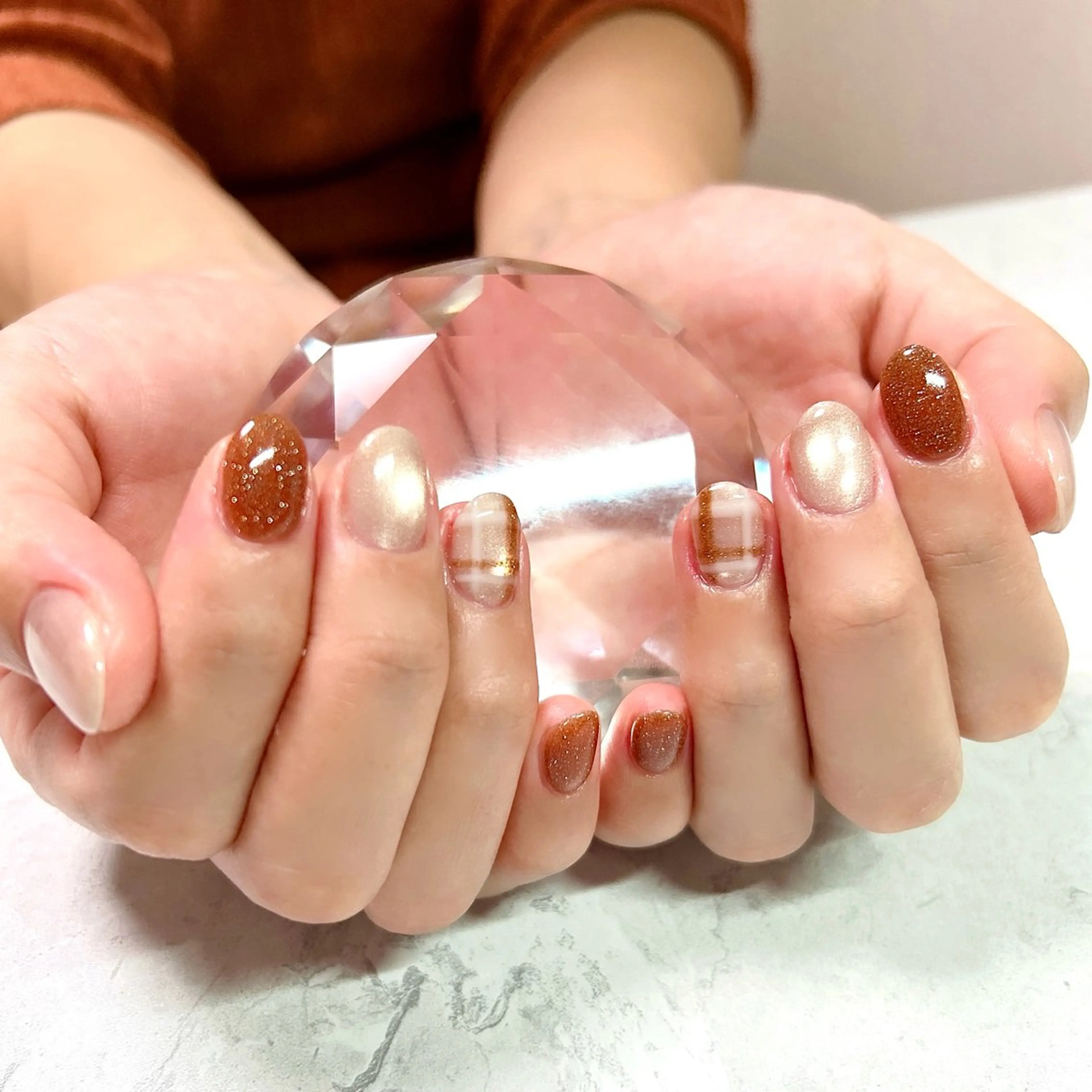 ネイル シンプルネイル private salon Reiのネイルデザイン