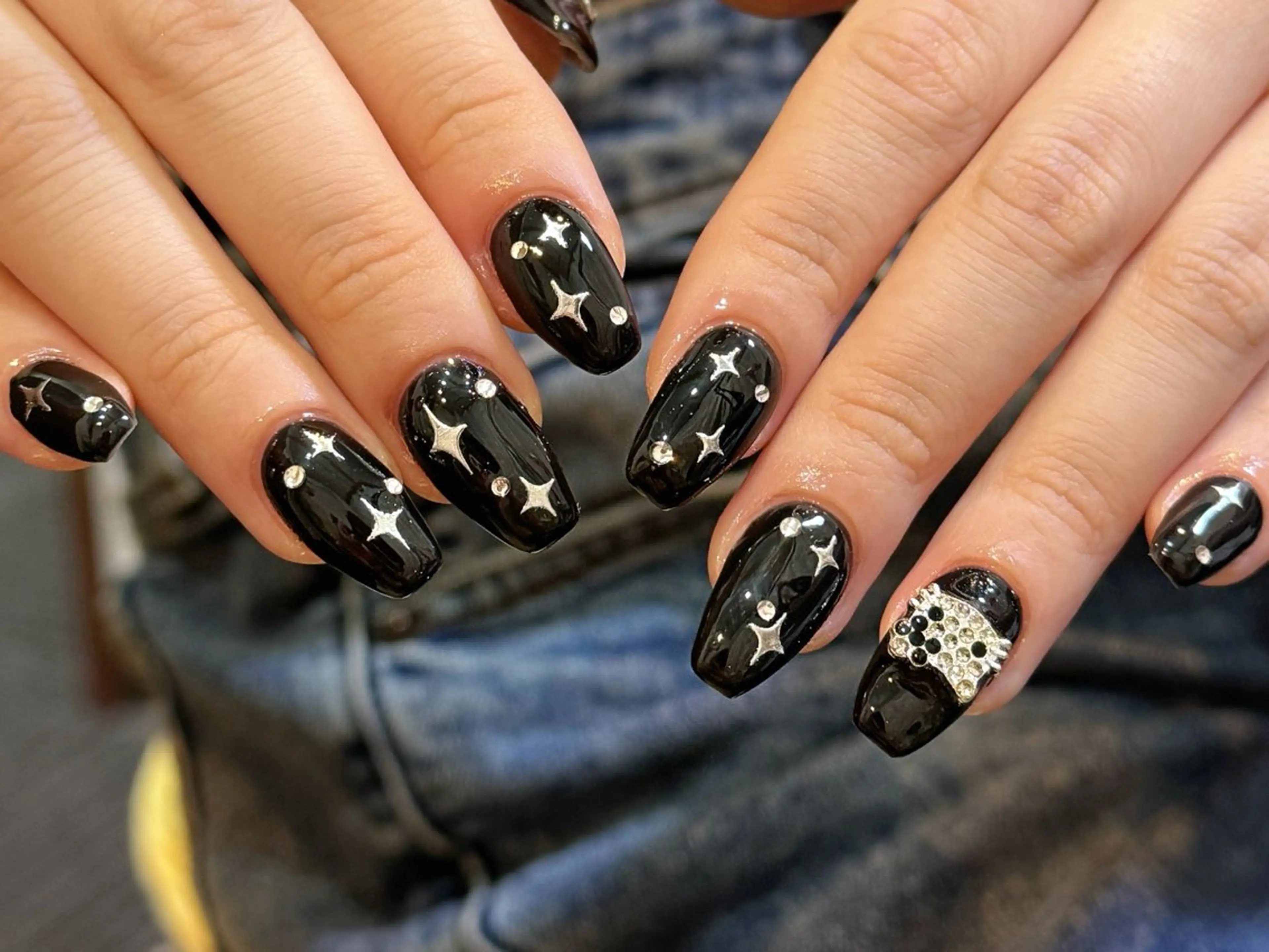ネイル オーロラネイル 長さ出し フレンチネイル ジェルネイル ガラスフレンチ ハンドネイル Rela・S所属・Rela・S NAILのネイルデザイン