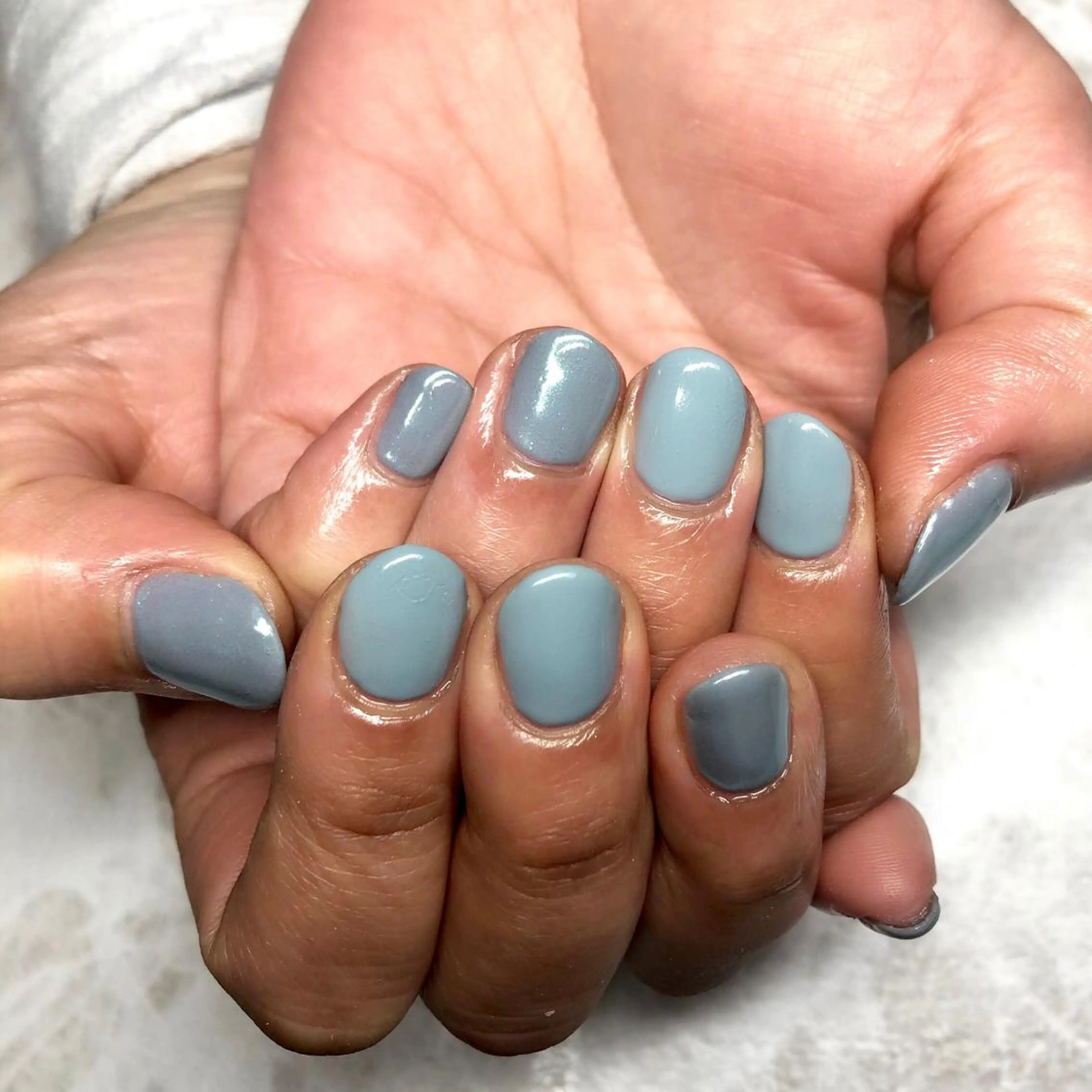 ネイル オーロラネイル ワンカラーネイル luana nailのネイルデザイン