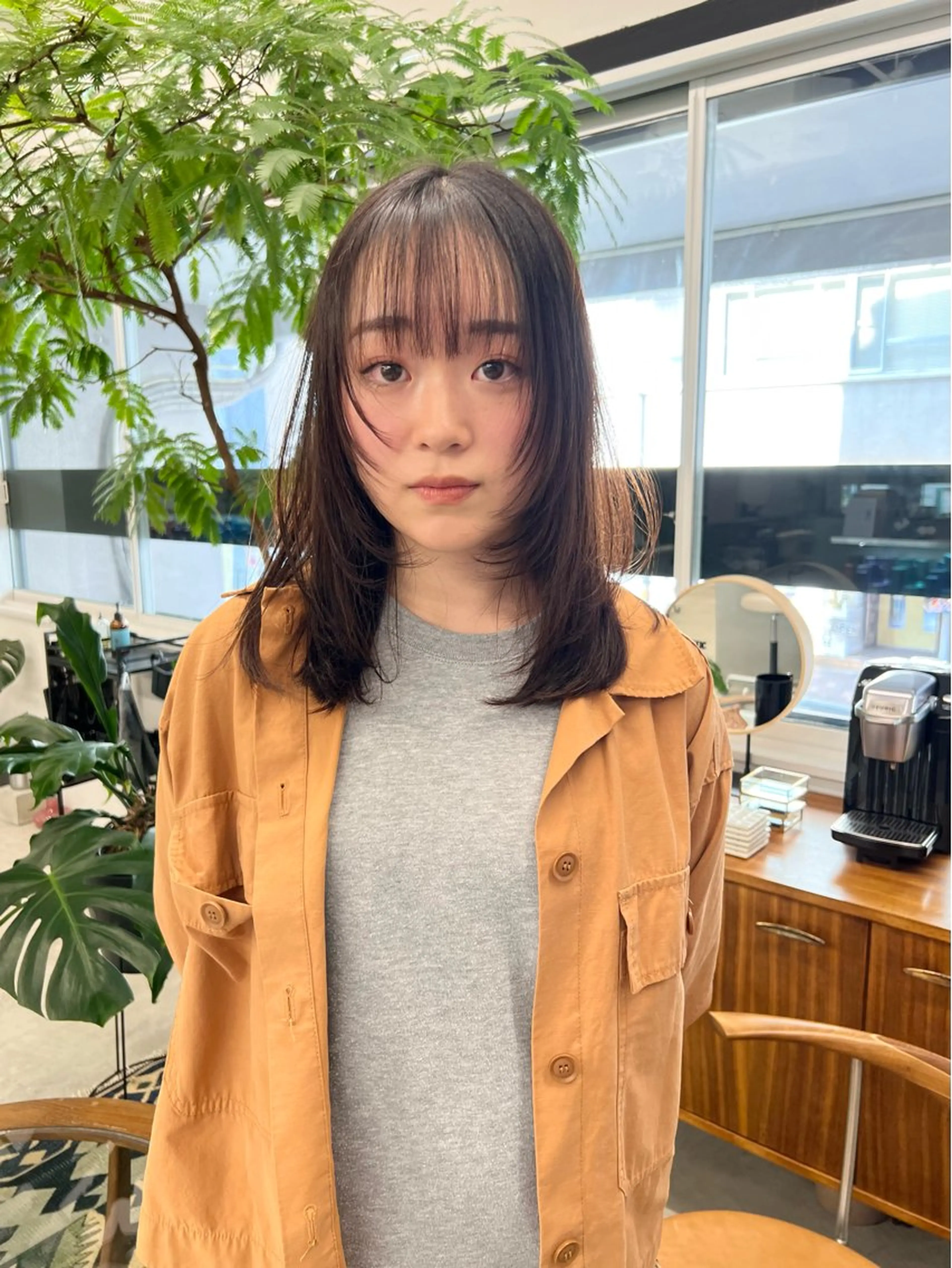 ミディアム カット トリートメント 樫原裕二 /柔らかいカラーのヘアスタイル