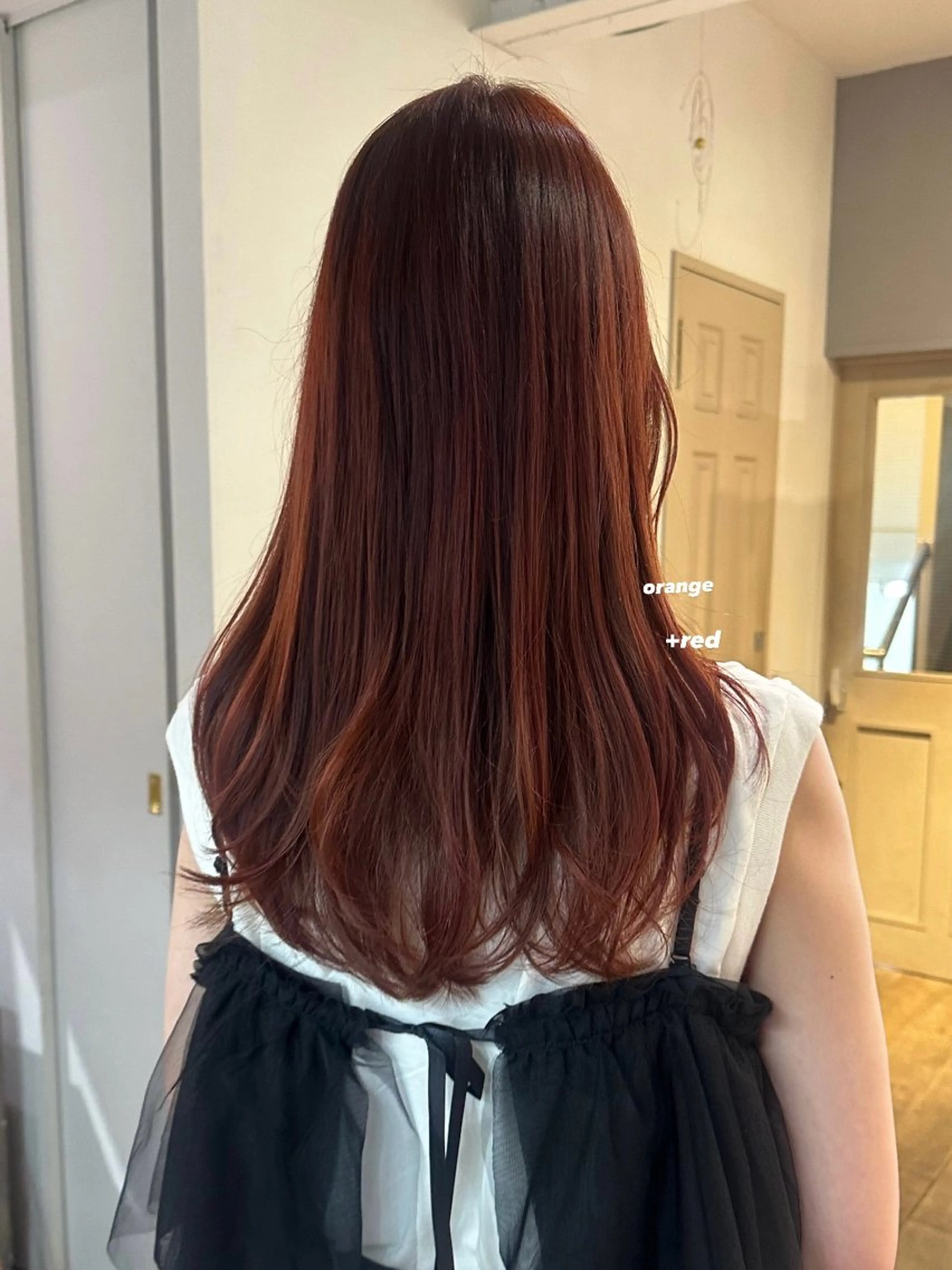 ロング カラー 暖色カラー/レイヤー 🌙 オノユリカのヘアスタイル