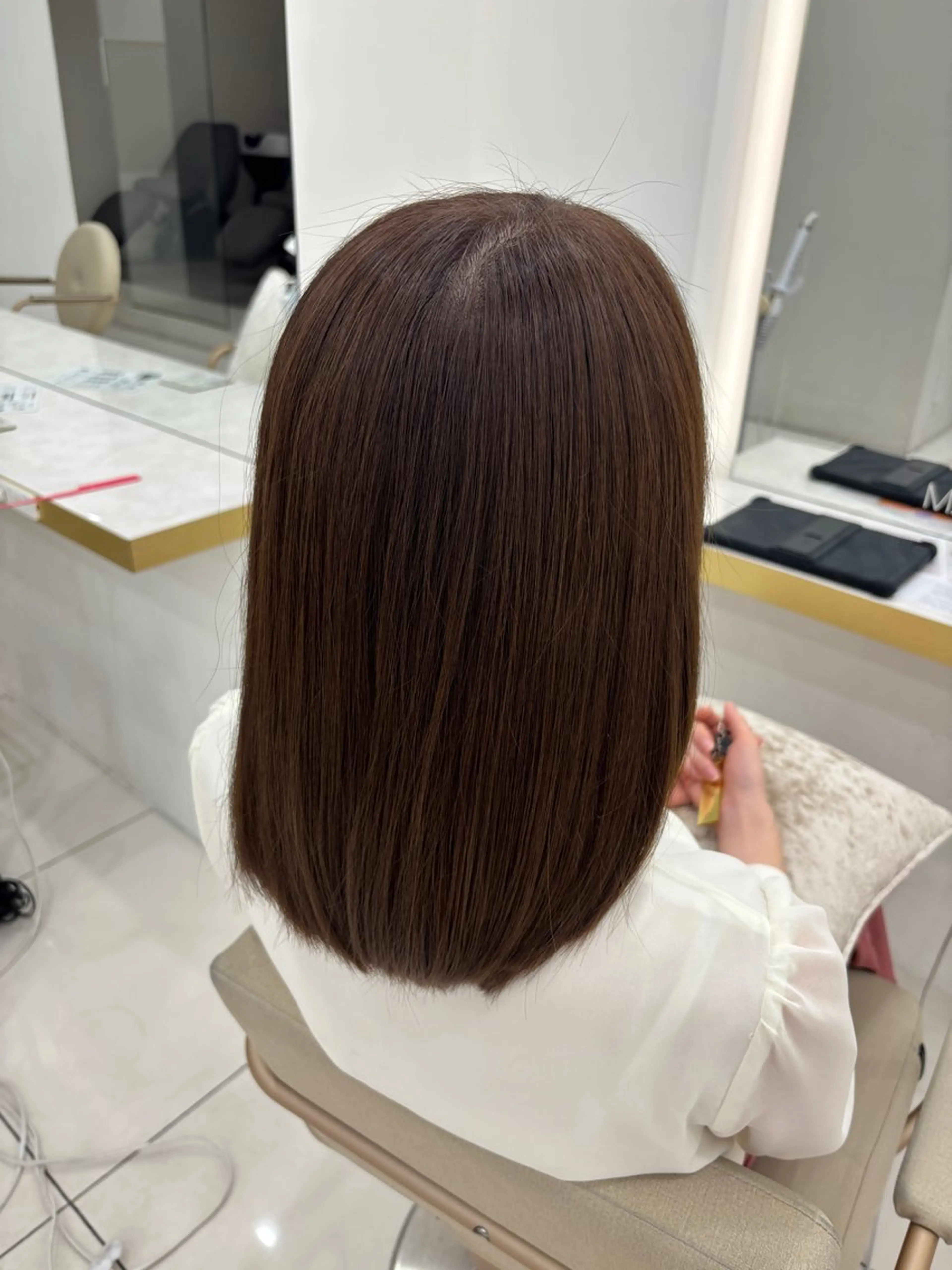 カラー ひな🎀/透明感カラ ー/カラーモデル募集のヘアスタイル