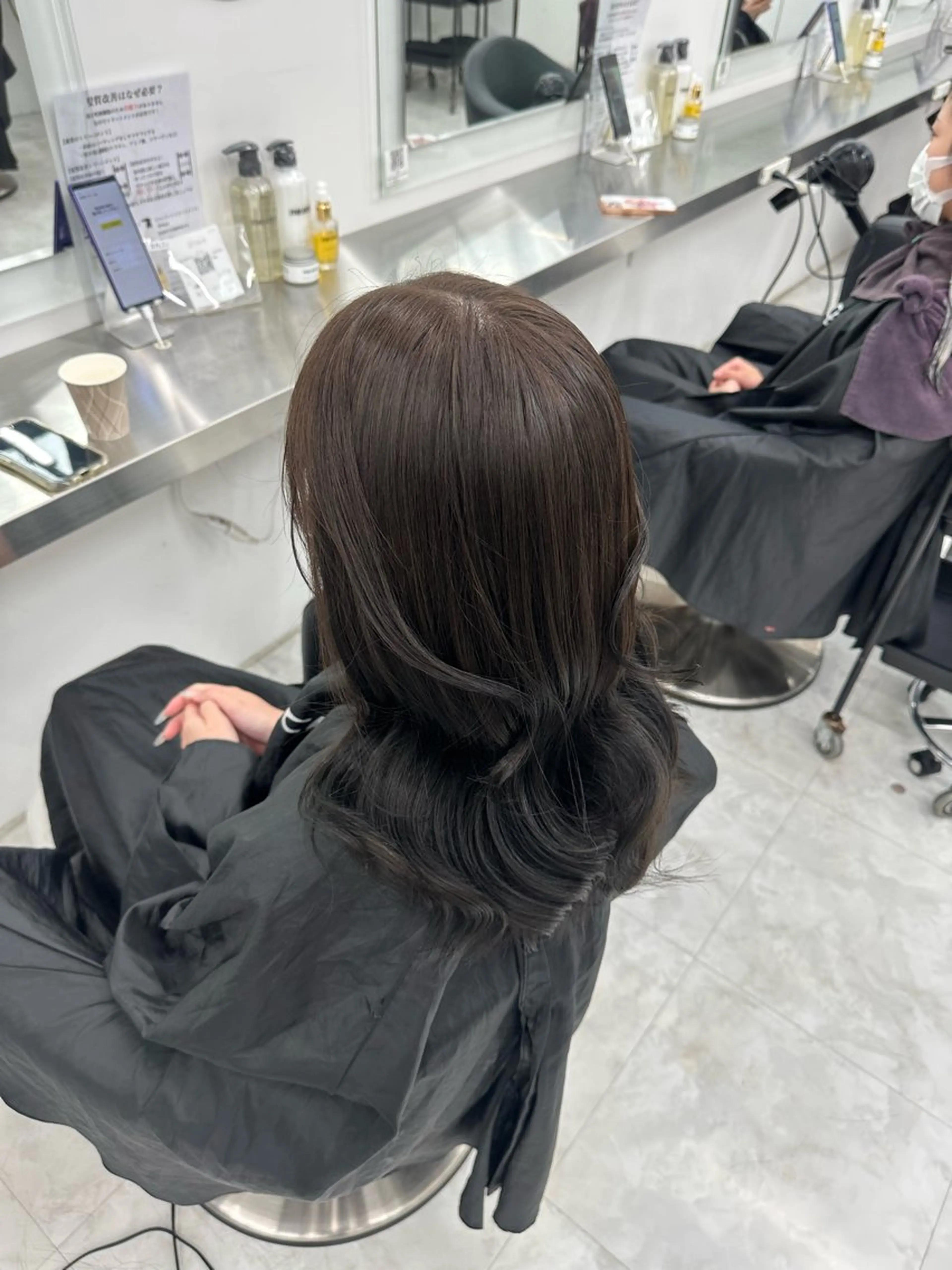 カラー 透ける透明感カラー 🩶anju🪽ྀིのヘアスタイル