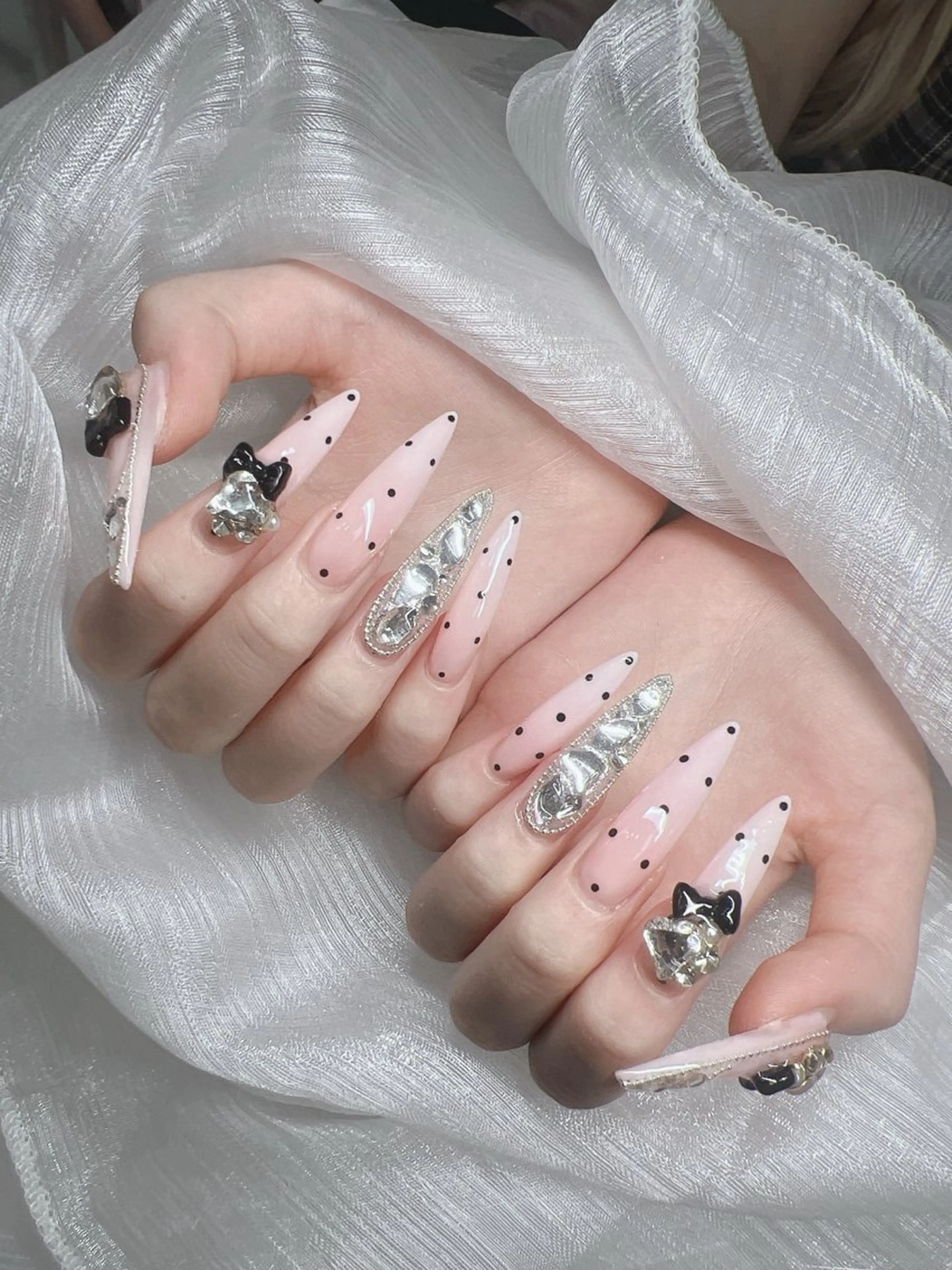 ネイル ハンドネイル Lee Nails チップ長さだし専門店のネイルデザイン