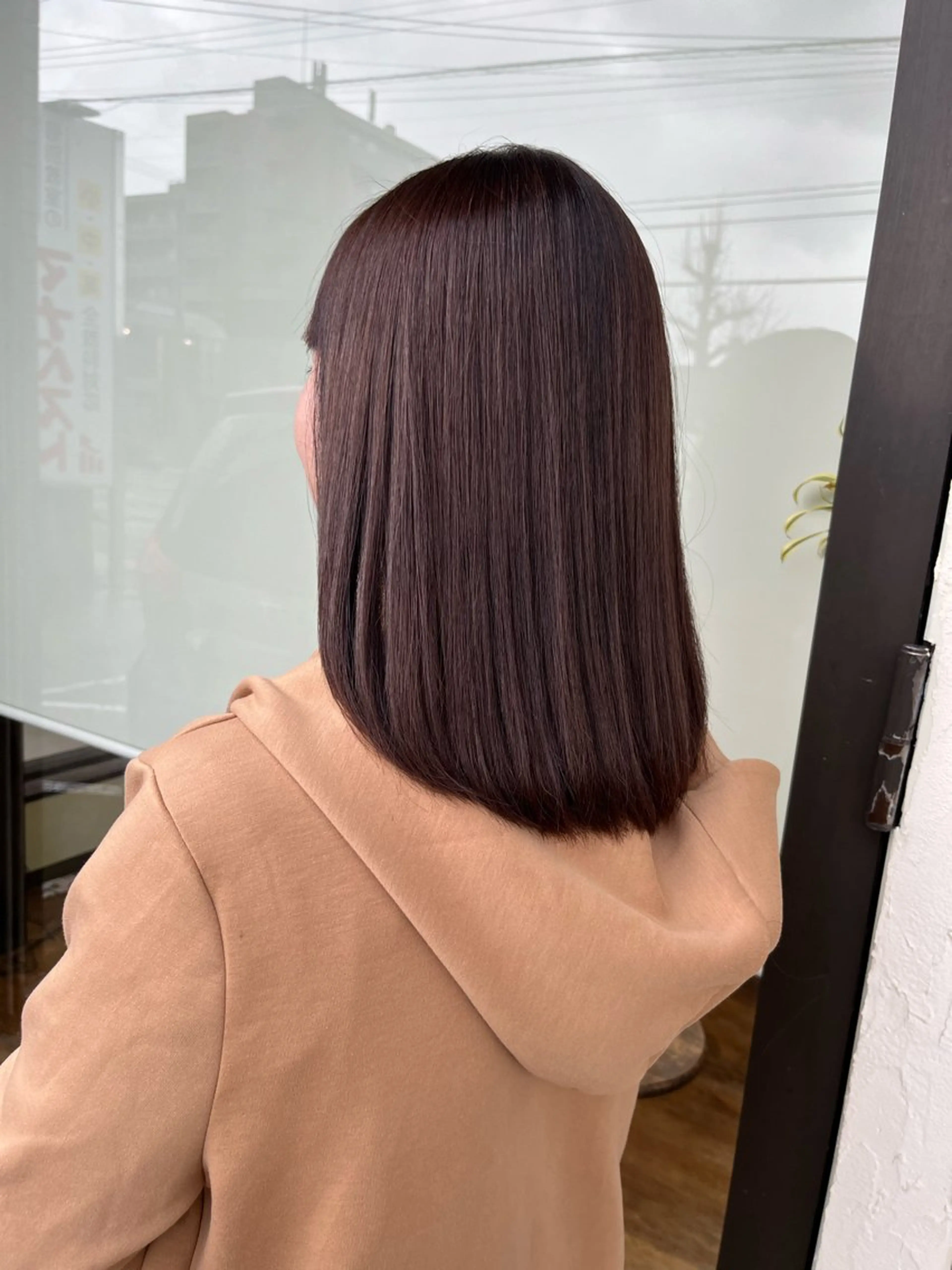 ミディアム カット 縮毛矯正 Un Fleur所属・立野 希沙のヘアスタイル