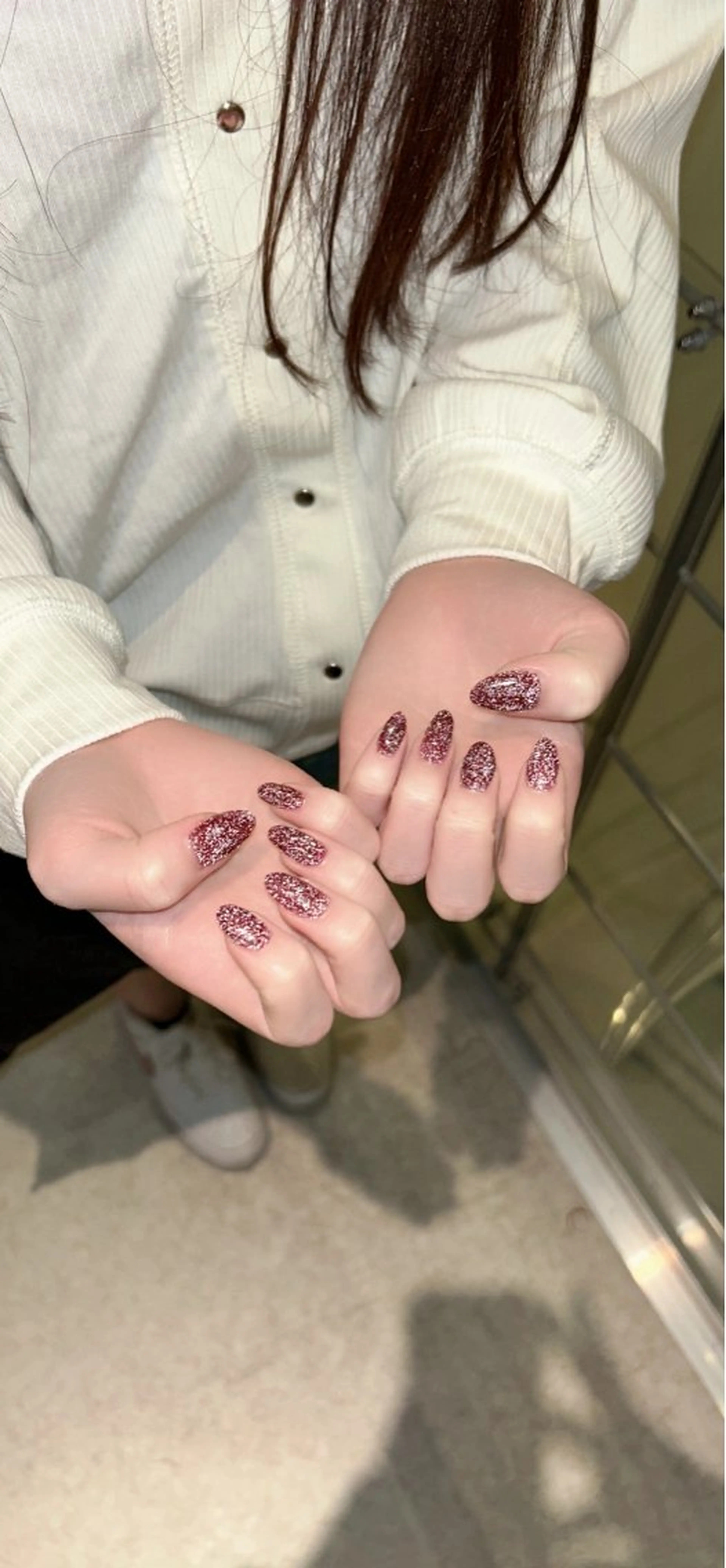 ネイル フラッシュネイル フラッシュマグ キラキラネイル Minyon所属・KATAHIRA RIKOのネイルデザイン