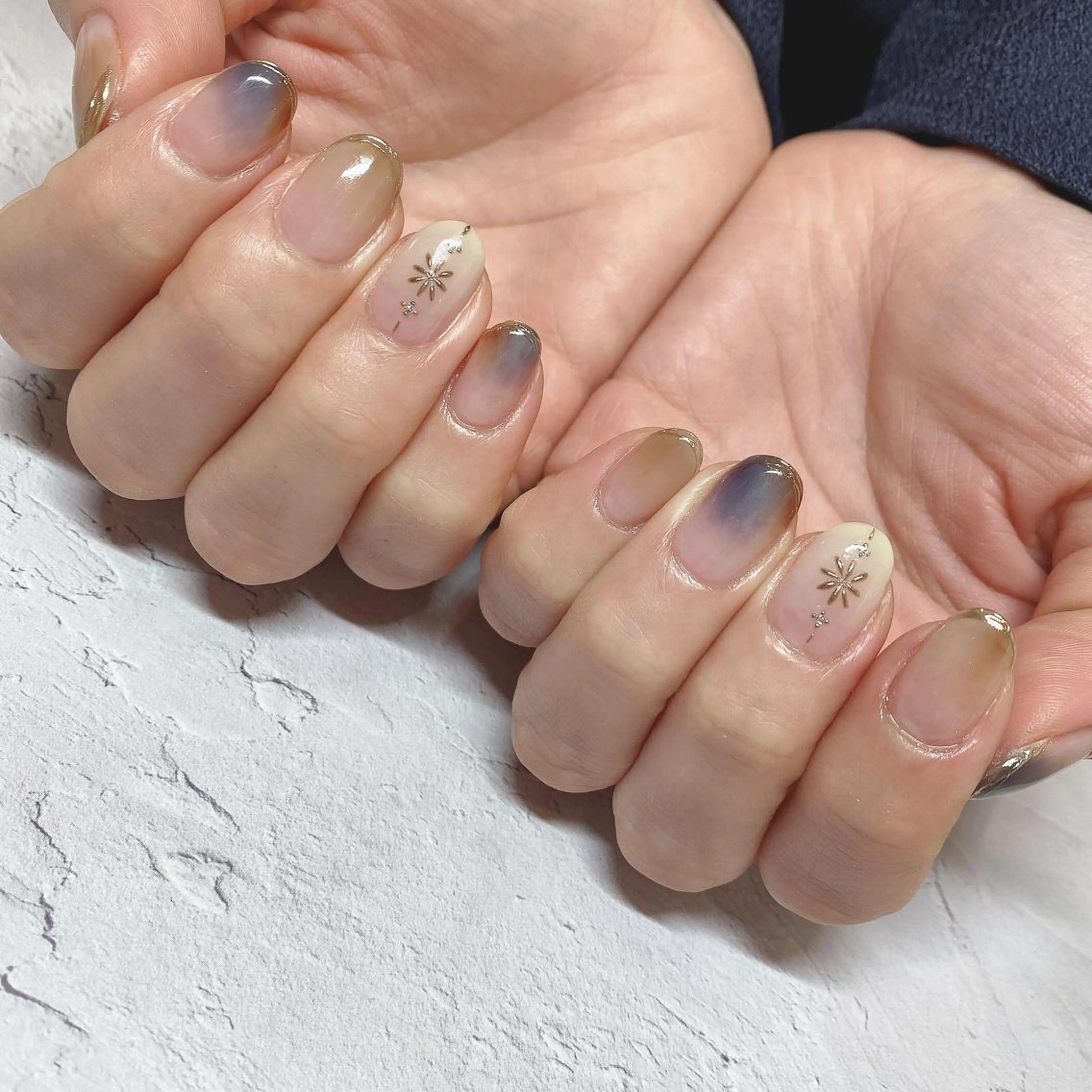 ネイル アートネイル ミラーネイル ハンドネイル Sympa:) YURIKAのネイルデザイン