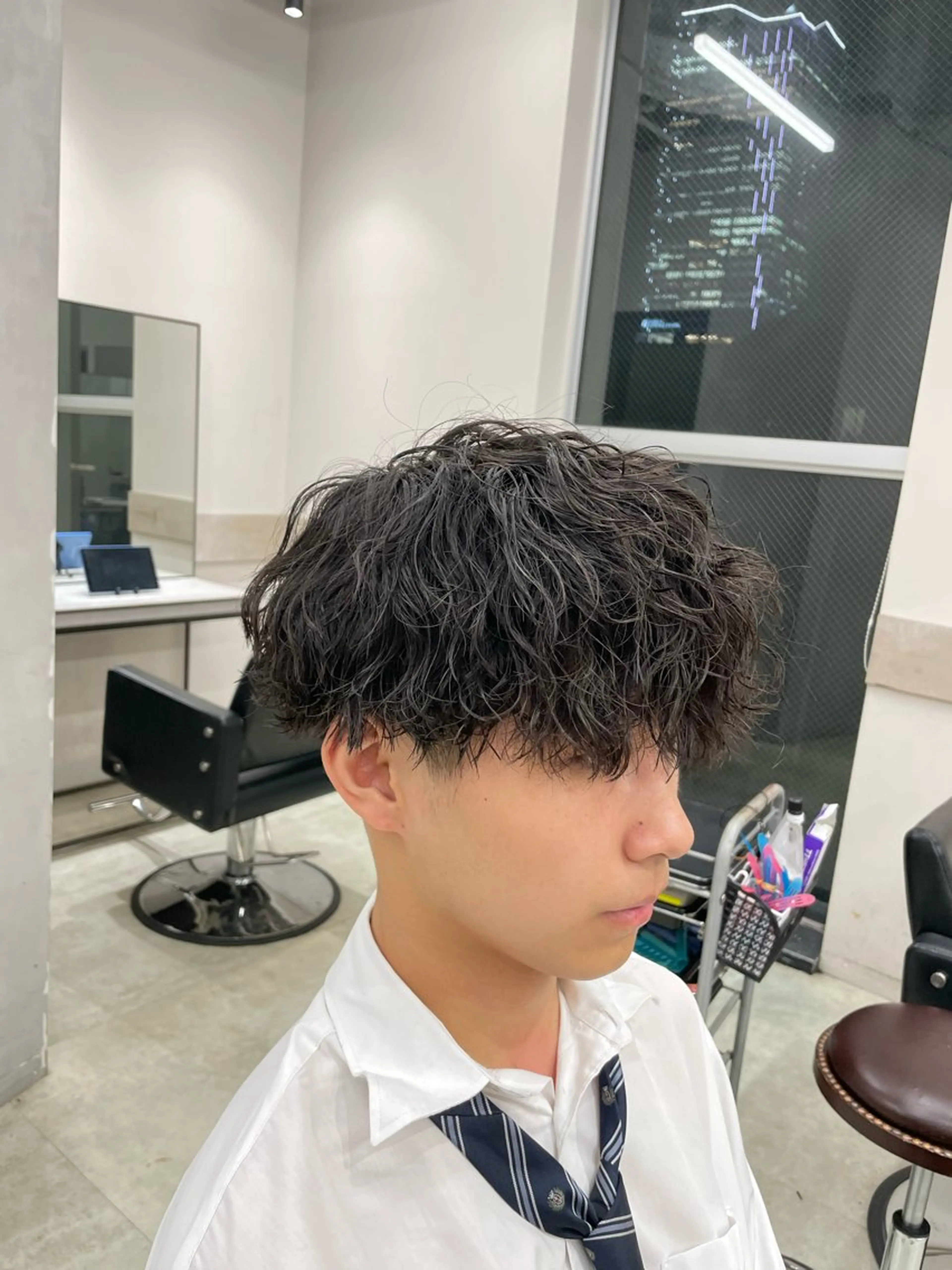 ショート パーマ メンズ メンズパーマ カット パーマ メンズ特化🔥 パーマ  金子直斗のヘアスタイル