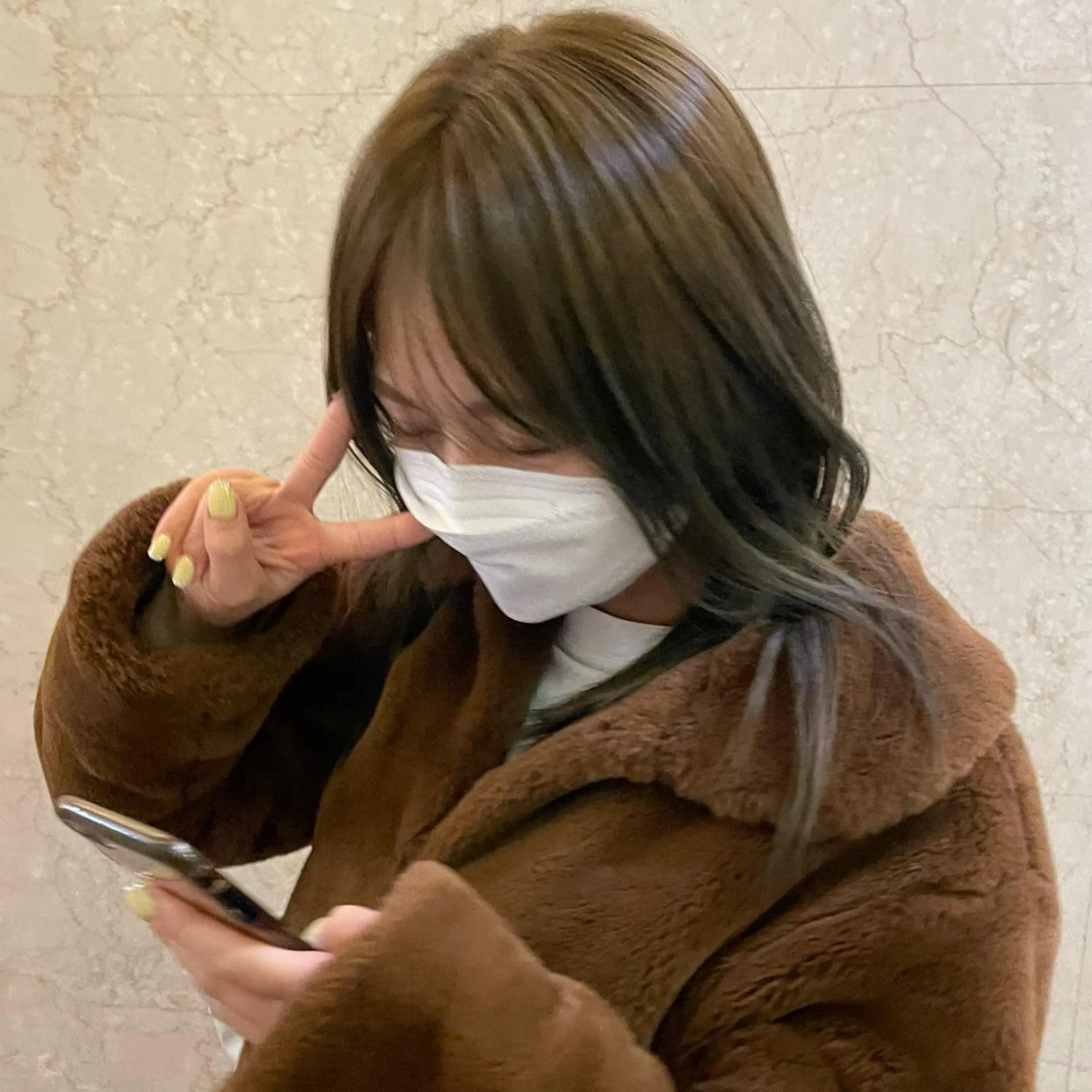 ミディアム カラー 韓国𝐻𝑎𝑖𝑟 🇰🇷🖤ジアのヘアスタイル