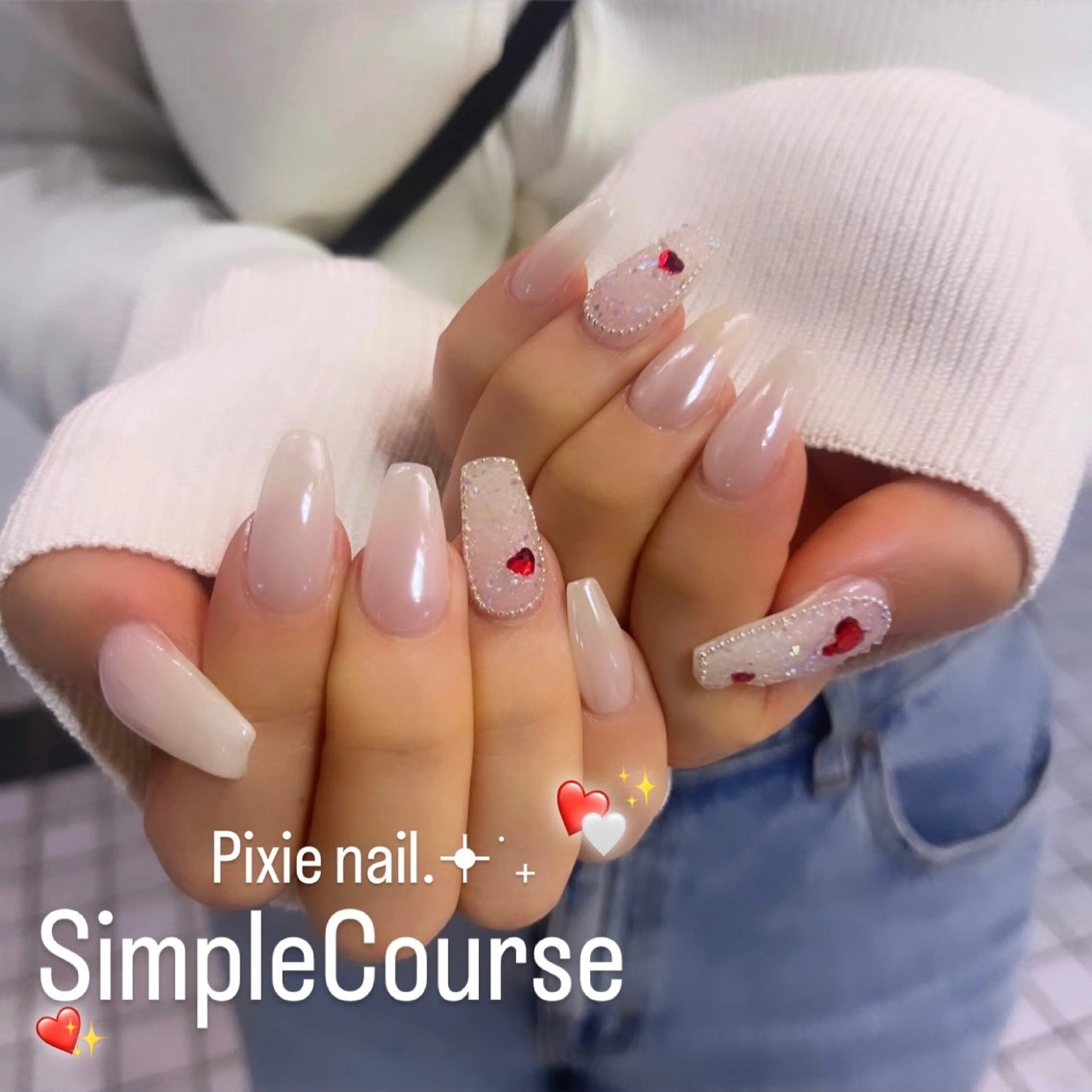 ネイル ハンドネイル 🧁fein. nana🩵のネイルデザイン