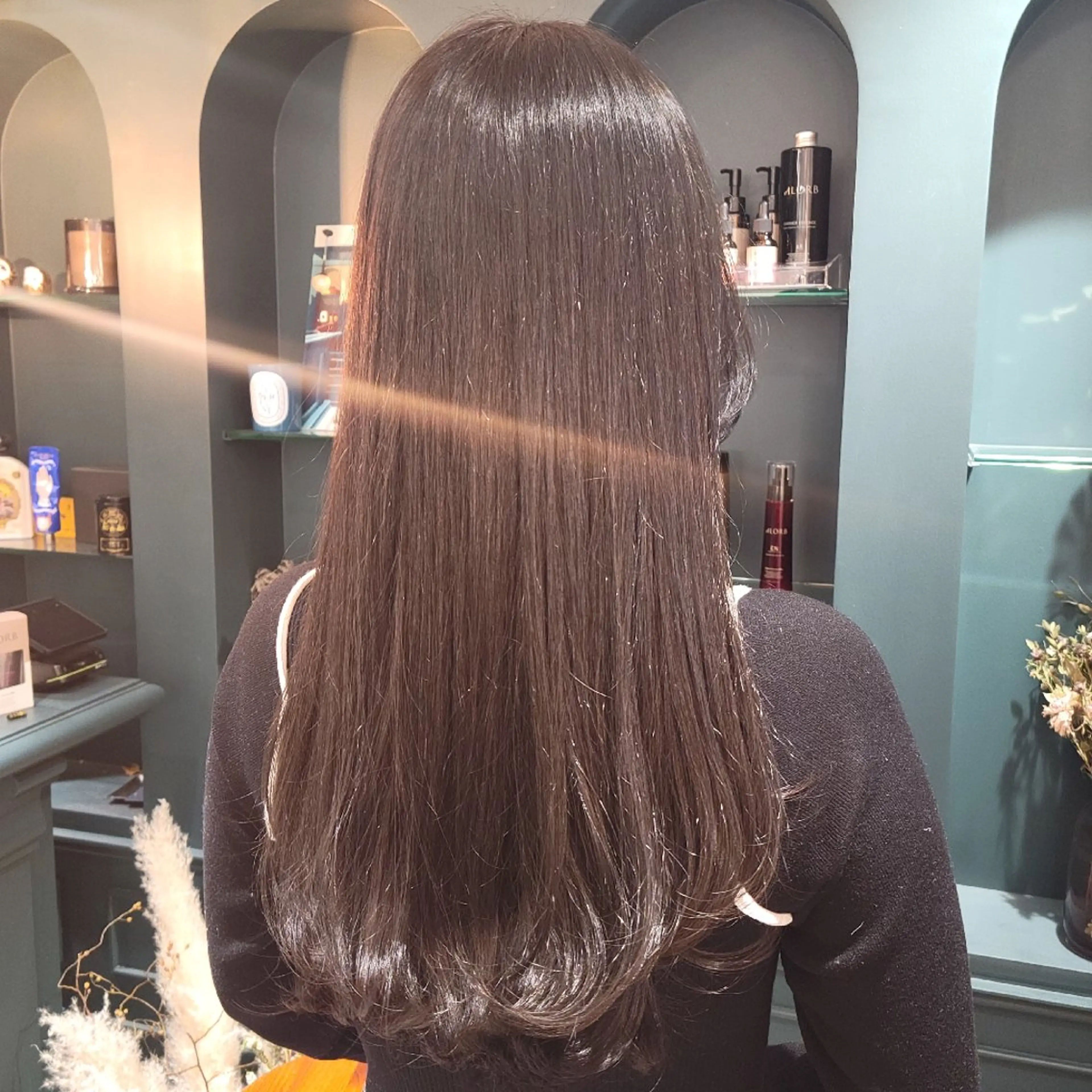 ロング カラー グレージュ ヘアカラー momo 🌷のヘアスタイル
