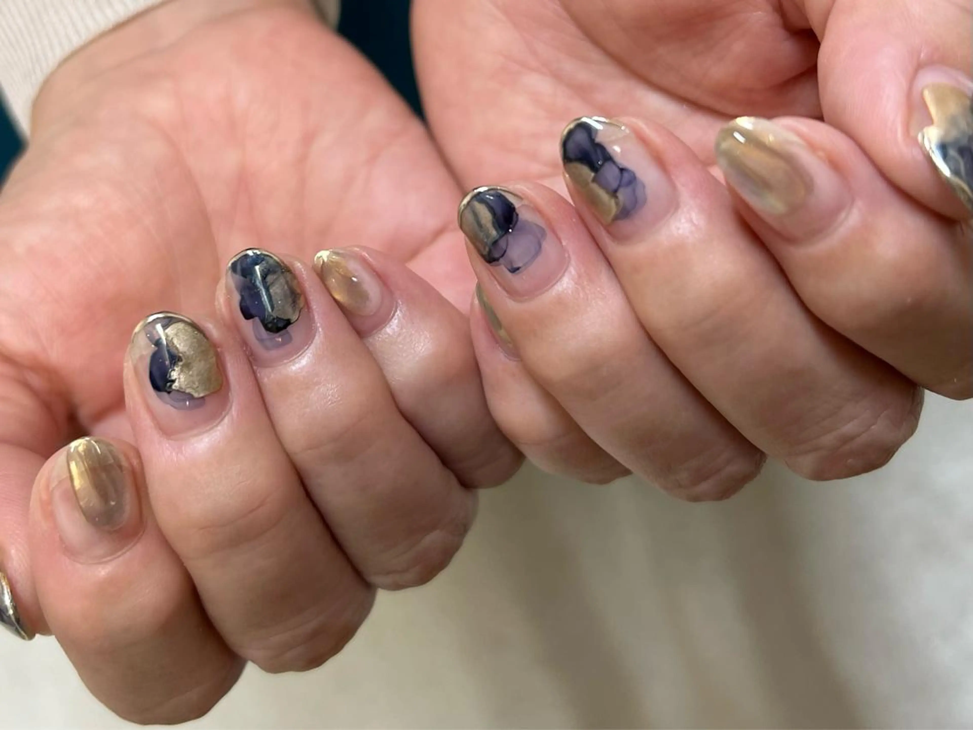 ネイル fumina 💚💛のネイルデザイン