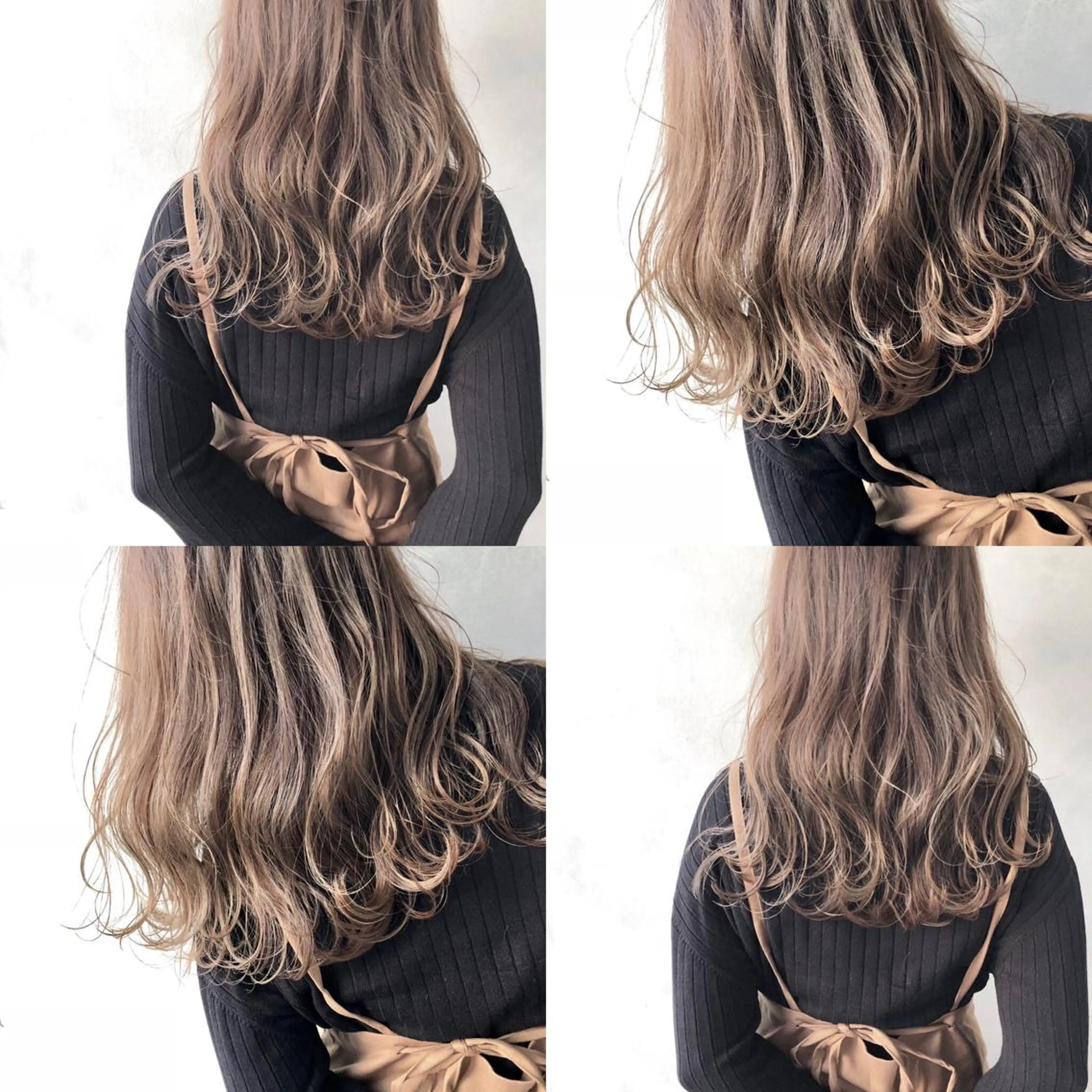 ロング ハイライト ヘアカラー トリートメント 小澤大輔 YOLO hairのヘアスタイル