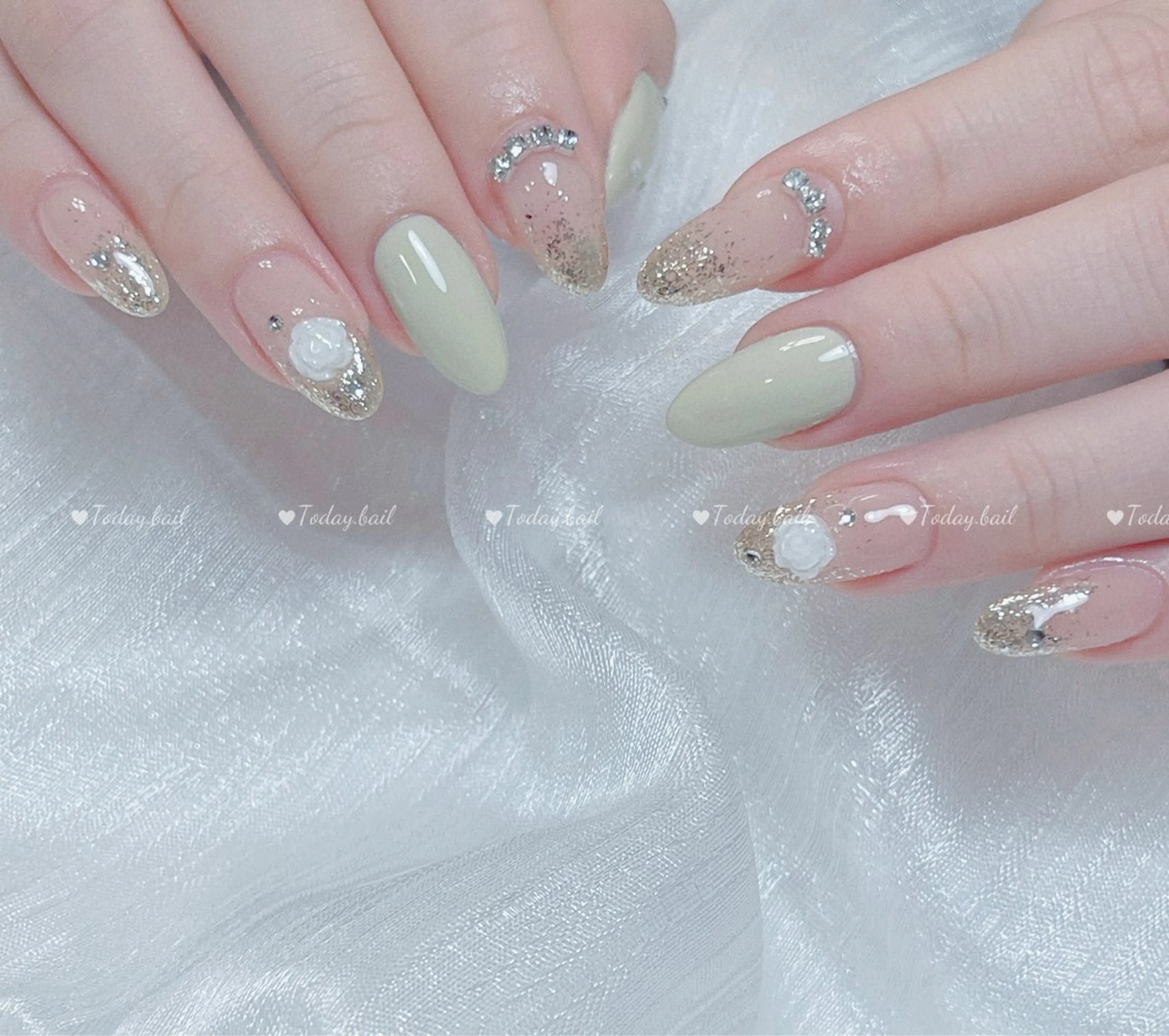 ネイル 春ネイル ハンドネイル 🎀Today nail💅のネイルデザイン