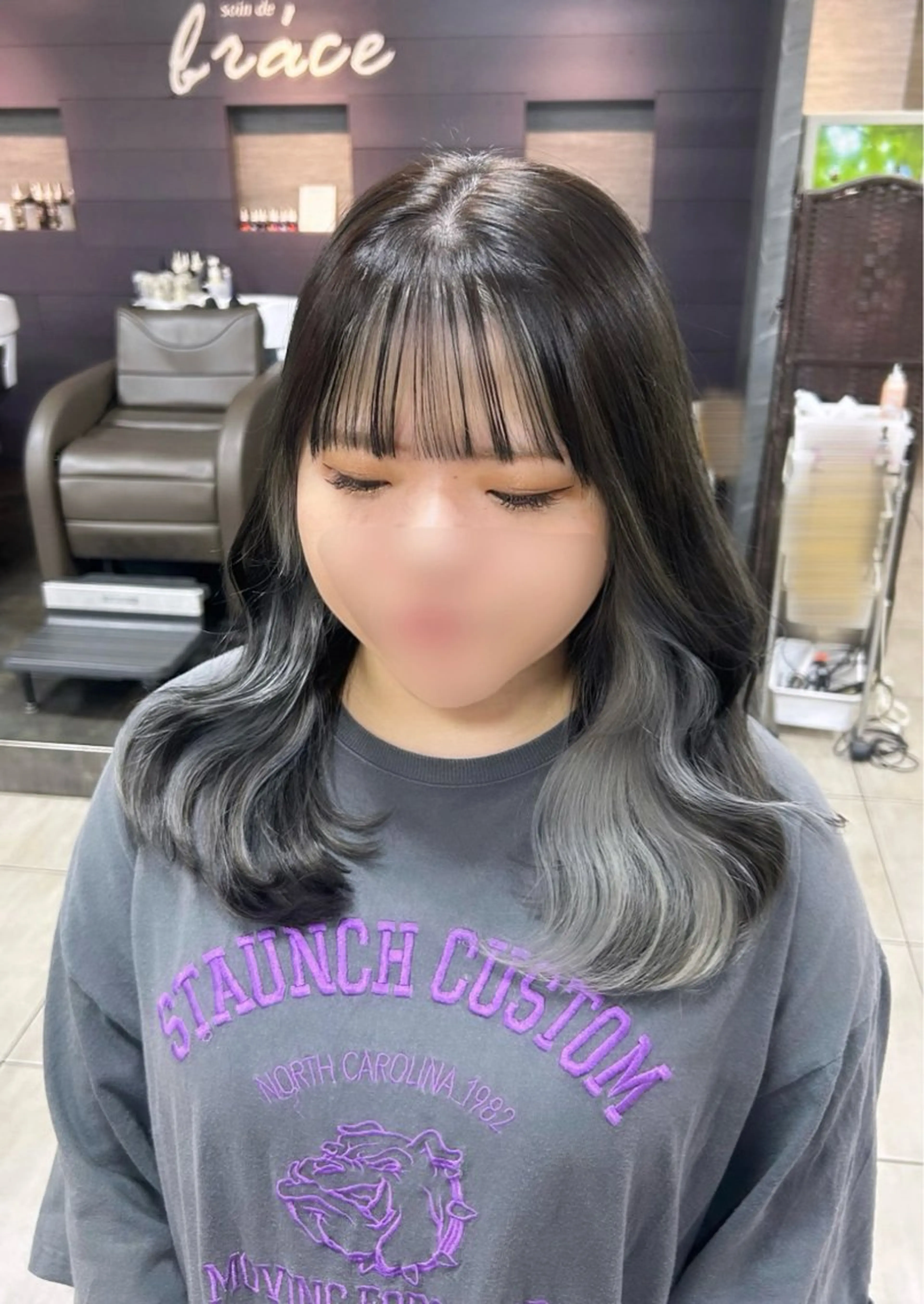 ミディアム カット ヘアカラー 🫧艶髪カラー🫧 森本くるみのヘアスタイル