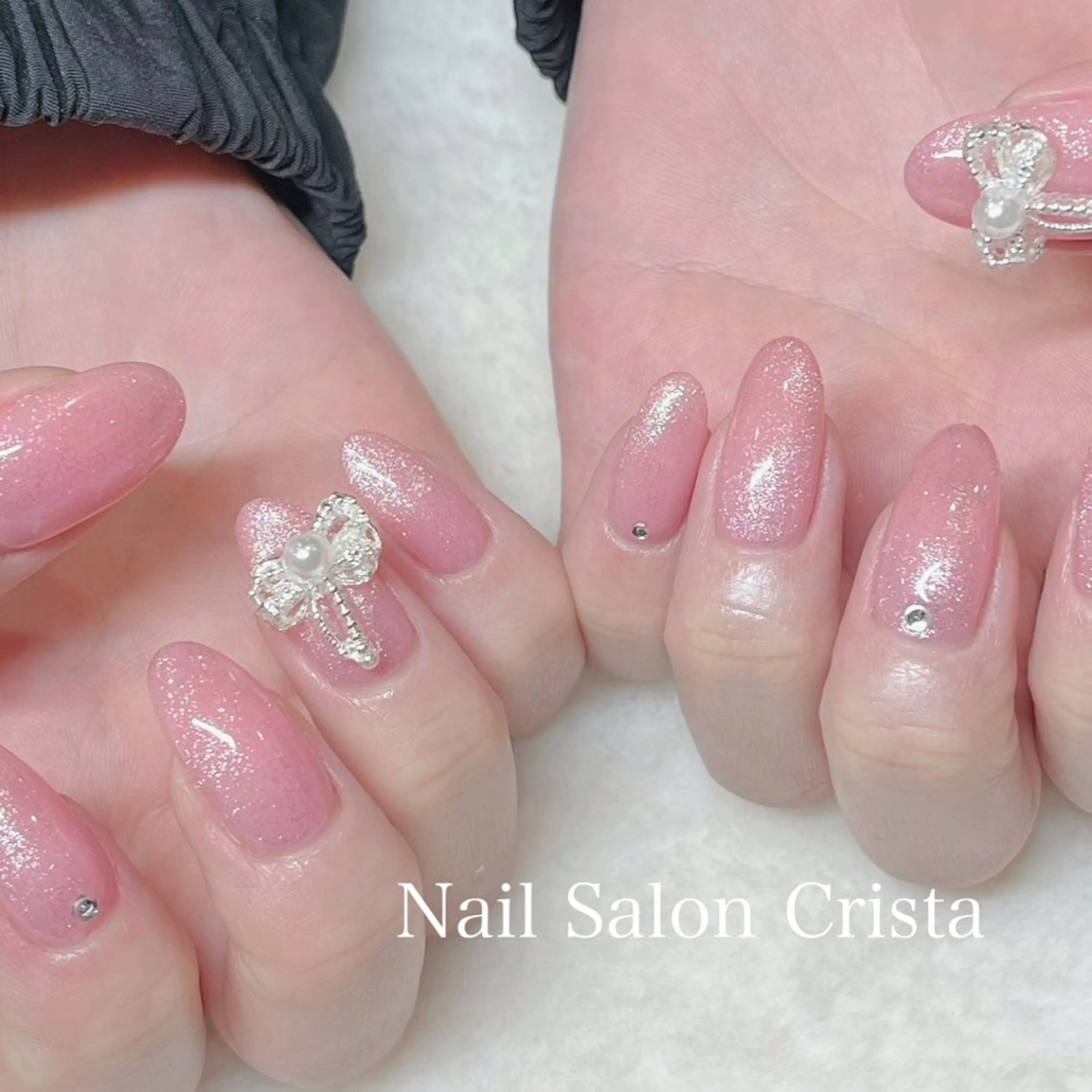 ネイル フットネイル ジェルネイル マグネットネイル オフィスネイル ワンカラーネイル NAILSALON CRISTA所属・🤍CRISTA yui🤍のネイルデザイン