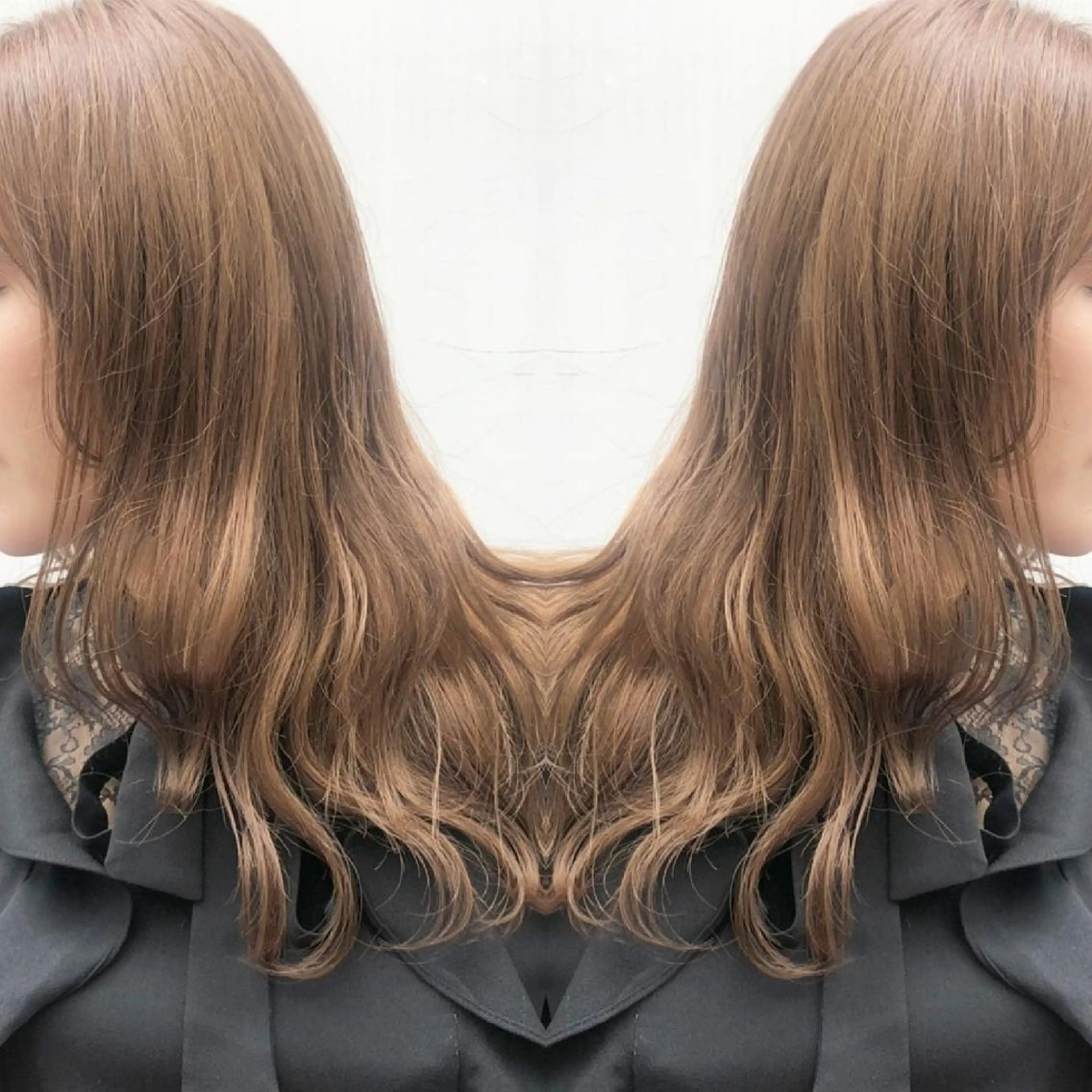 セミロング カラー ヘアアレンジ カット ヘアカラー 竹内啓太 ボブのヘアスタイル