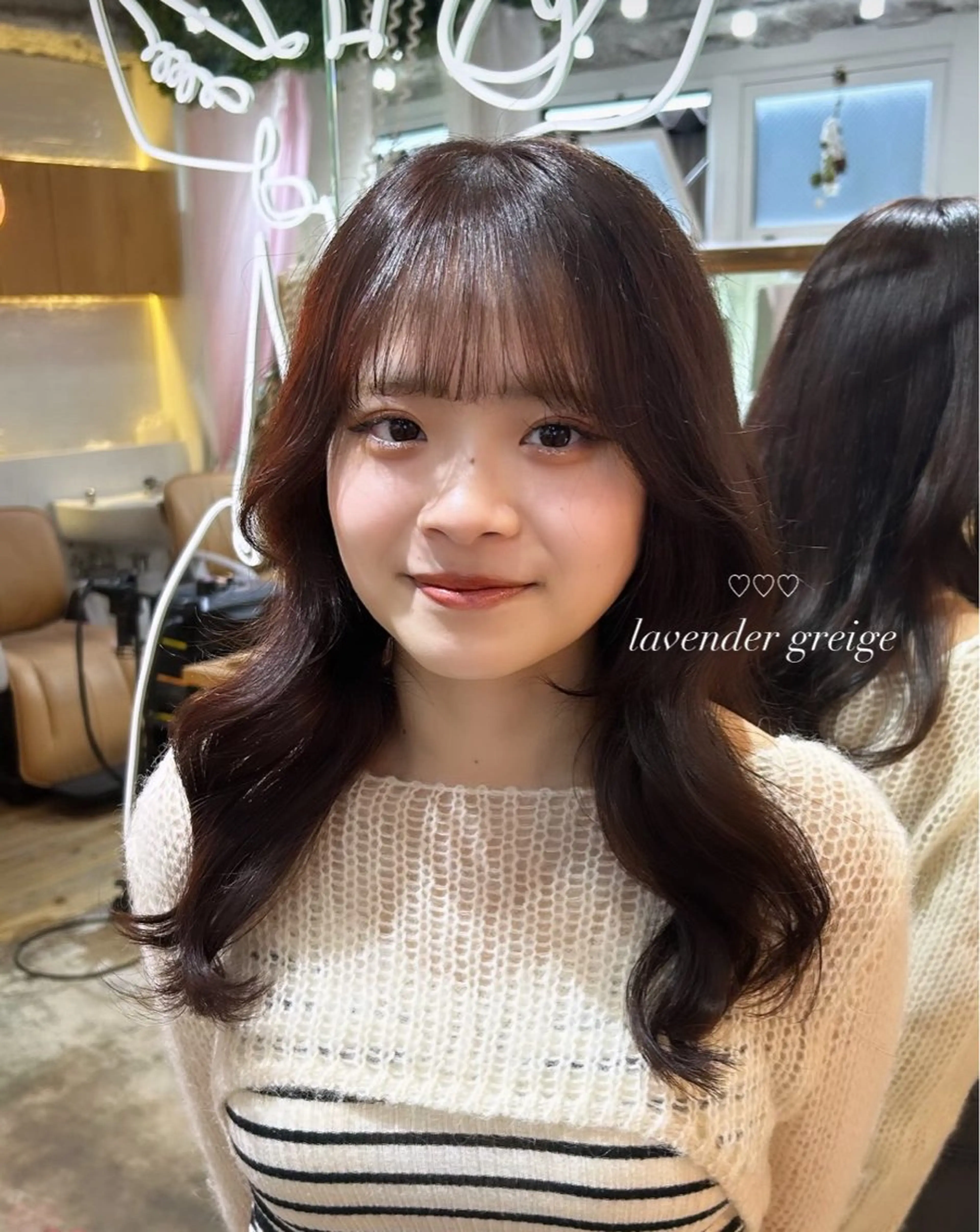 セミロング Friista color所属・moe🎀 梅田美容室のヘアスタイル