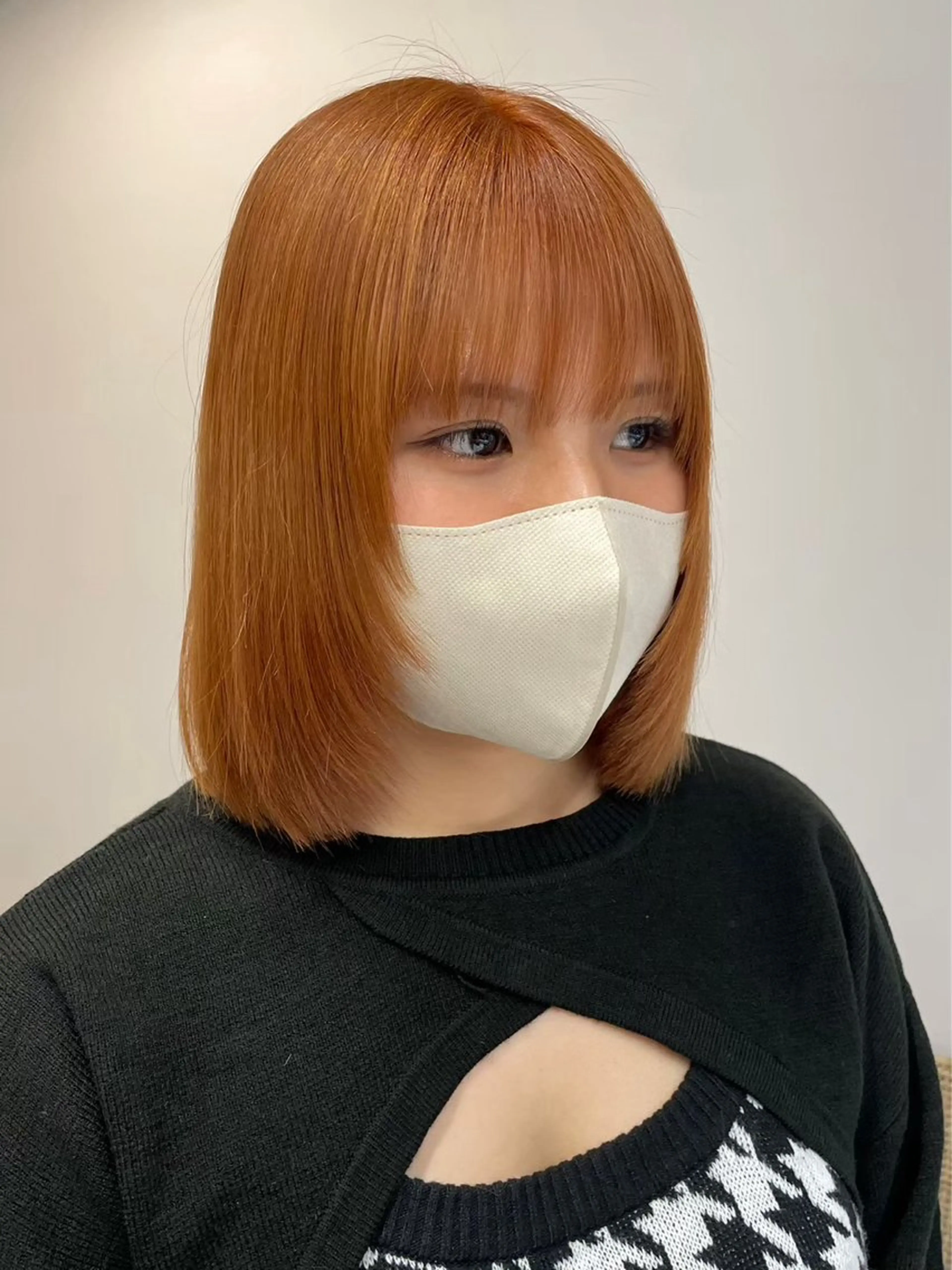 ミディアム mayu🪴ブリーチ ｜赤み消しカラーのヘアスタイル