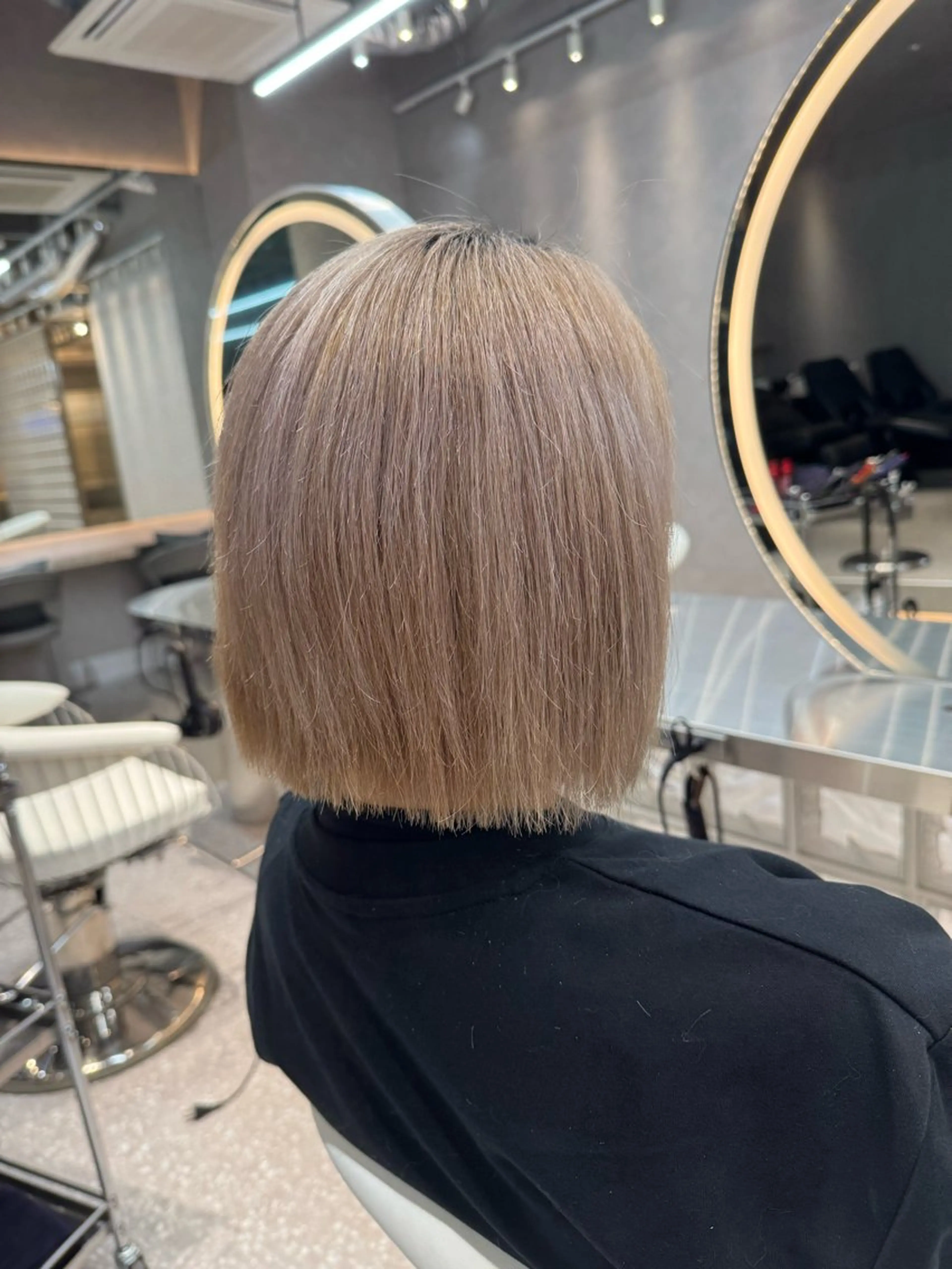 ショート 切りっぱなしボブ ボブ カット SKILL 水戸所属・SKILL水戸店🫧 MIA🫧のヘアスタイル